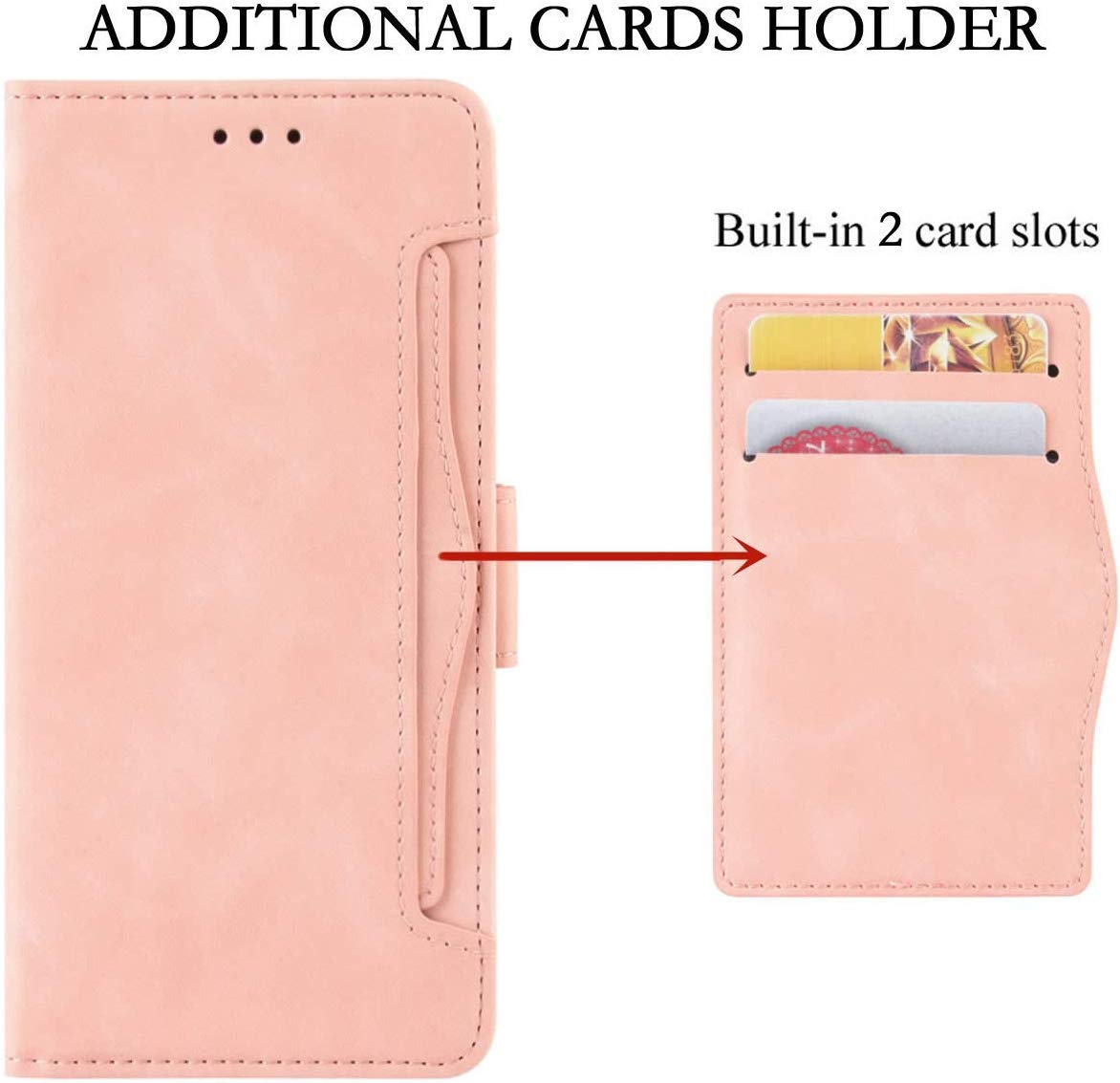 MRSTER LG Q60 Custodia Flip, Goffratura Design Case in PU