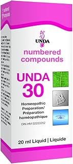 UNDA - UNDA 30 Numbered Compounds - Homeopathic Preparation - 20 ml Liquid