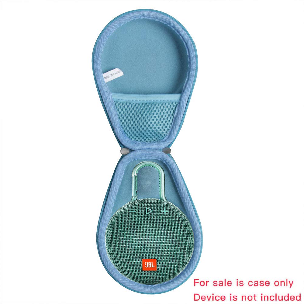 Hermitshell Travel Case Fits JBL Clip 3 Portable Waterproof Wireless Bluetooth Speaker (Teal)