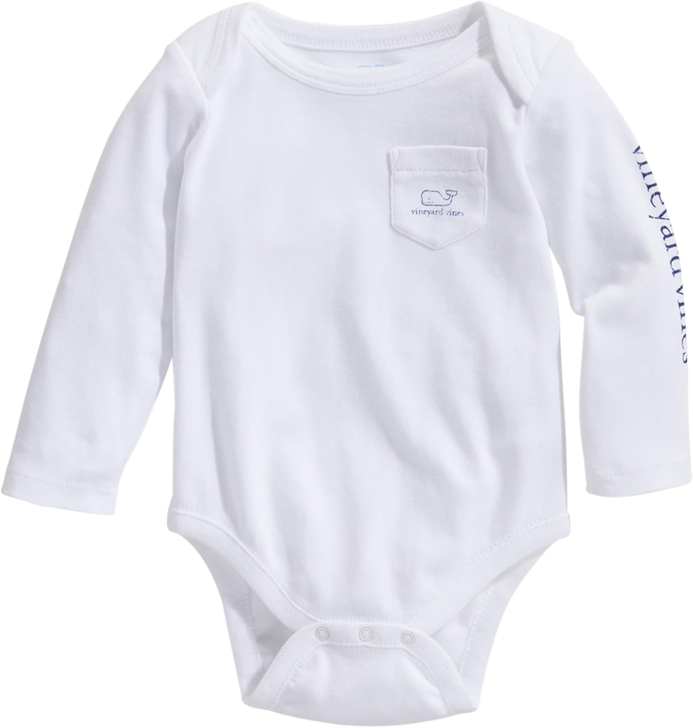 vineyard vines Baby Baby Long-sleeve Vintage Whale Body Suit
