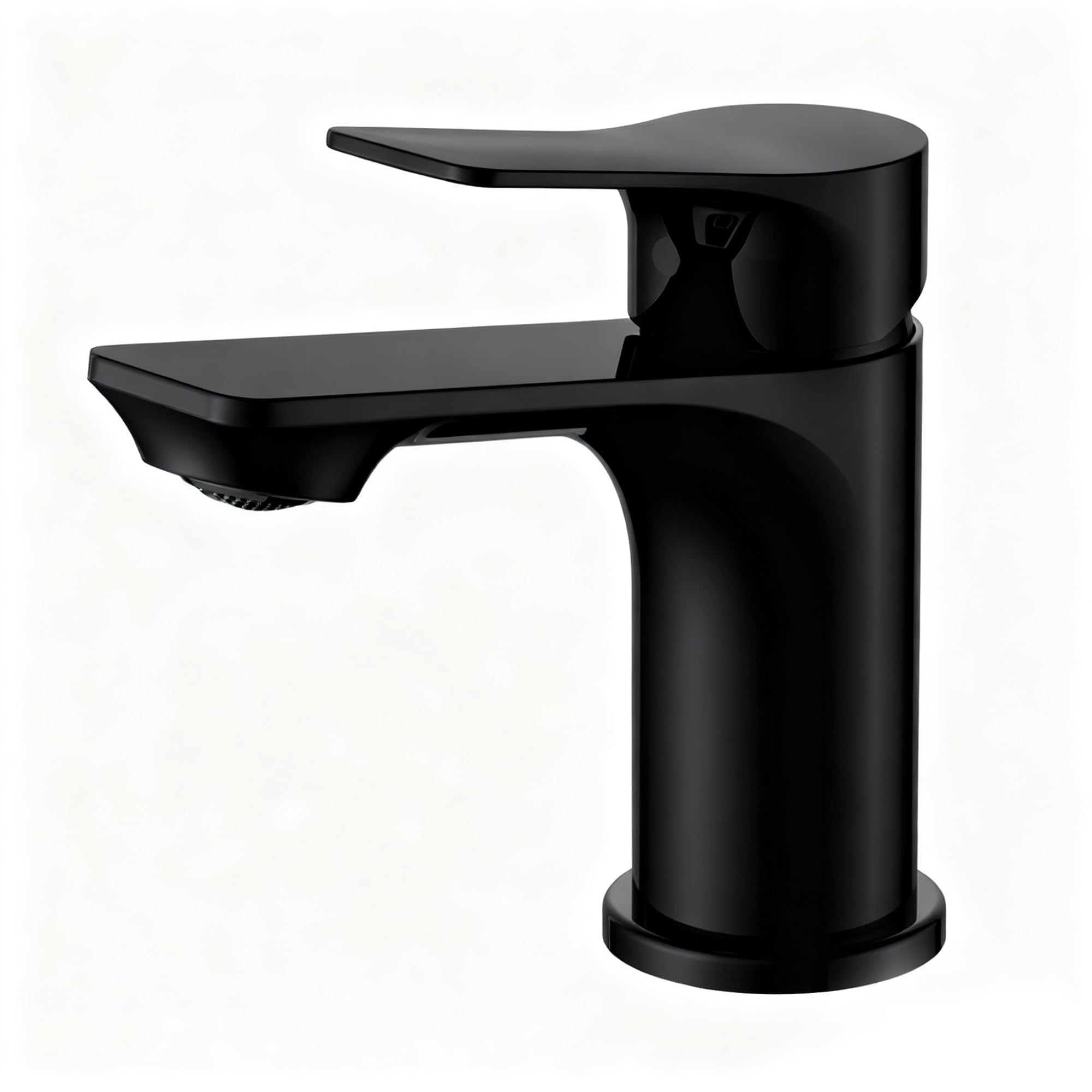 BELZ Grifo Lavabo Baño Monomando Bronce Negro | Ahorro de agua, silencioso y fácil instalación. Cartucho cerámico antifugas, conexión G3/8.