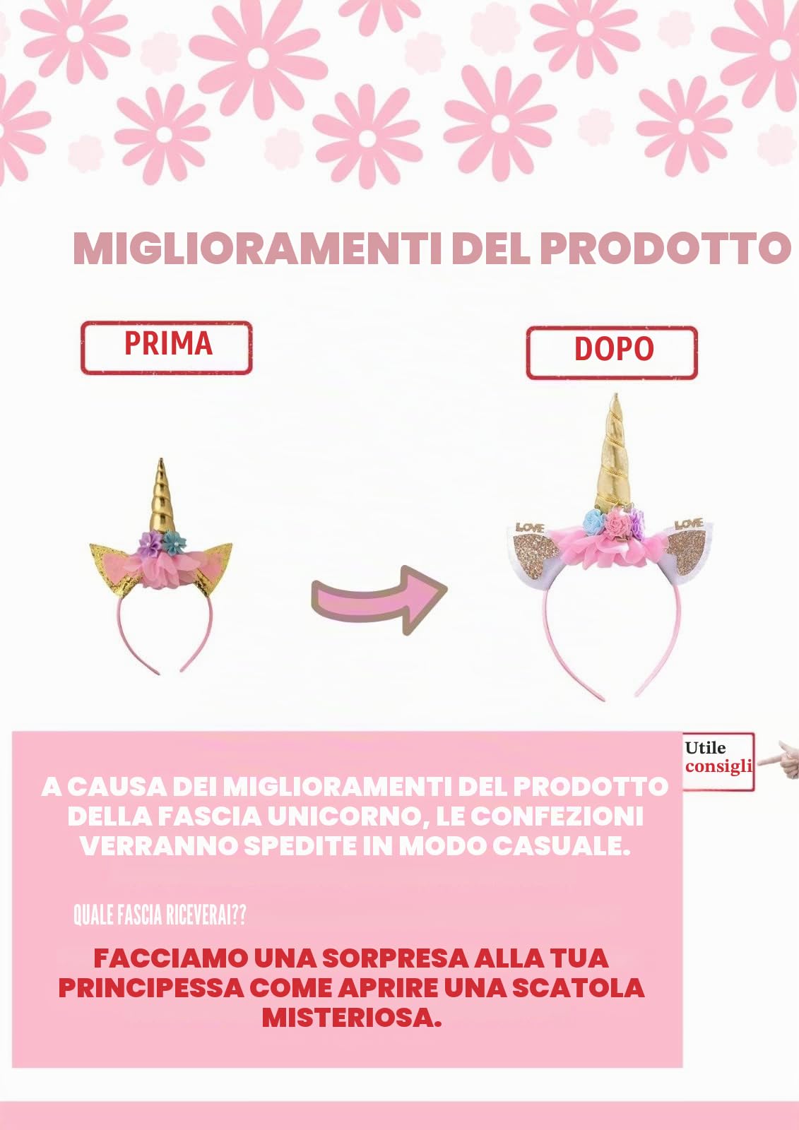 Vestito da Principessa Unicorno Bambina Costume di Carnevale Ragazze Maniche Lunghe Abiti per Compleanno Natale Festa Halloween Cosplay Cerimonia Nozze con Cerchietto