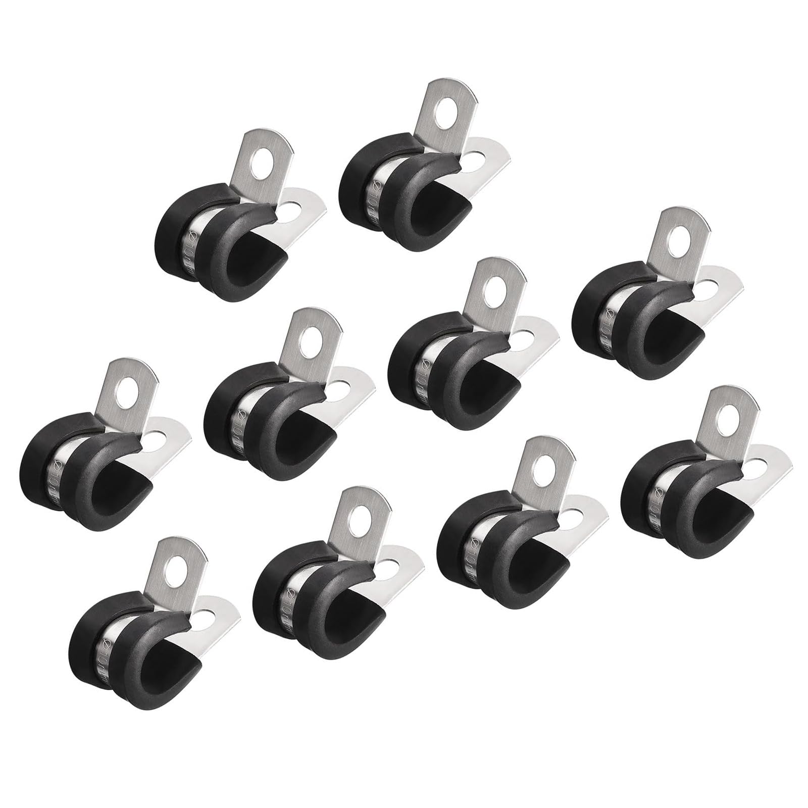 MACHSWON 24Pcs 3/8 Inch(10mm) Cable Clamp