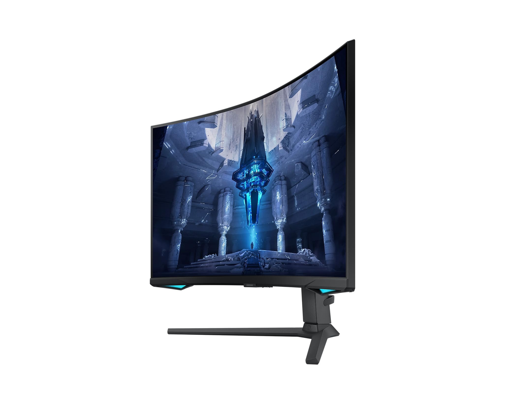Samsung Monitor Gaming Odyssey Neo G7 (S32BG750), Curvo (1000R), 32'', 3840x2160 (UHD 4K), Mini-LED, HDR2000, VA,165 Hz, 1 ms (GtG), Freesync Premium Pro, HDMI, USB, Display Port, Ingresso Audio, HAS