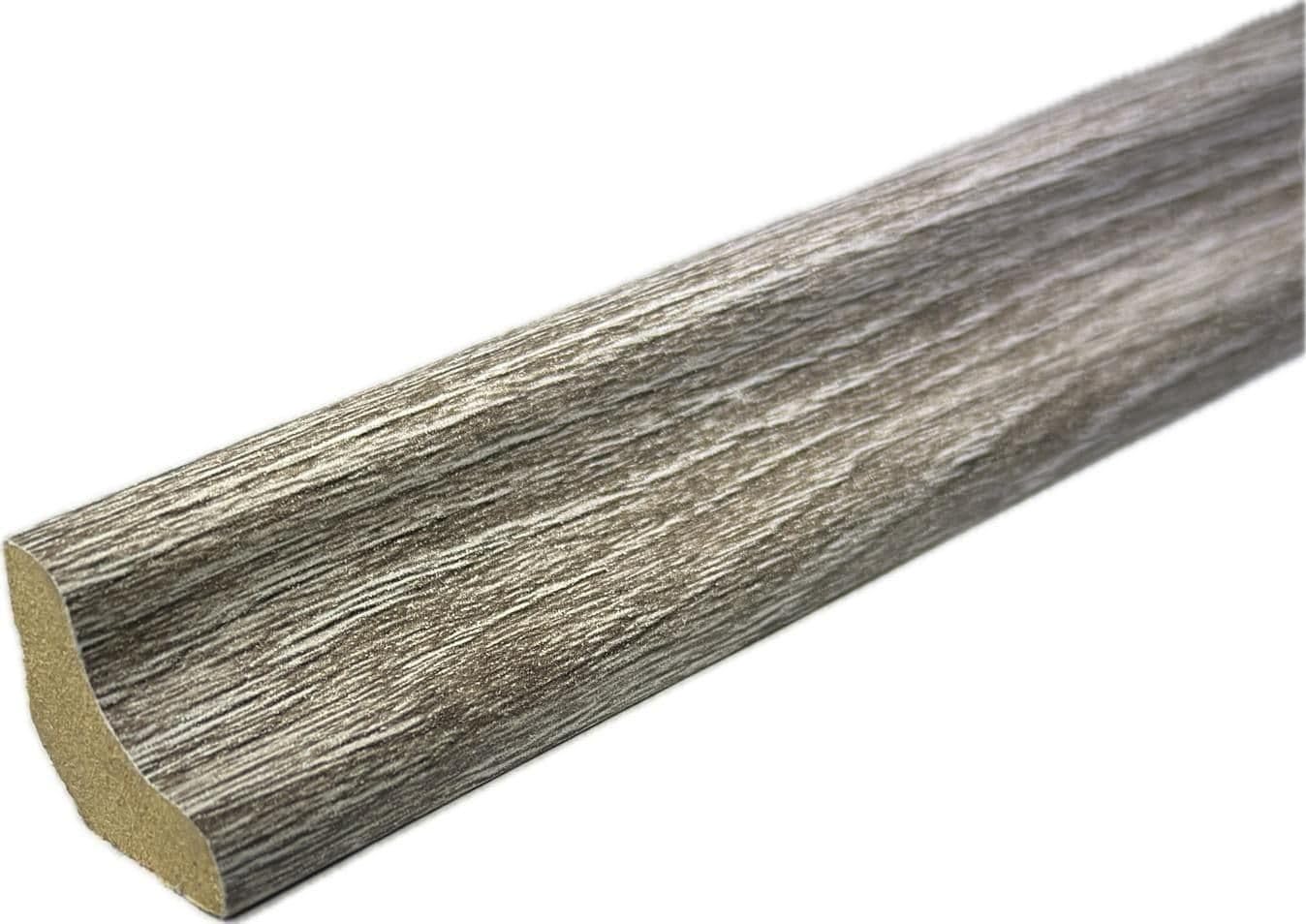 Laminate & Wood Floor Scotia Beading 818 Ash Grey (2.4m Length - 18mm Scotia) (Washed Grey, Pack of 5)