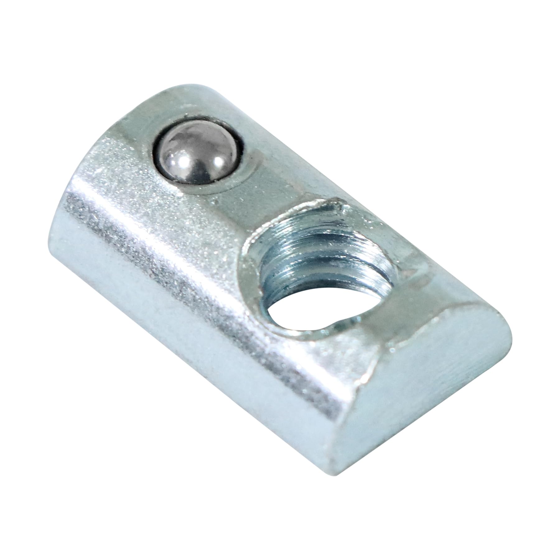 T-Slot Nuts - 1/4-20 Steel Roll with Ball Spring -3