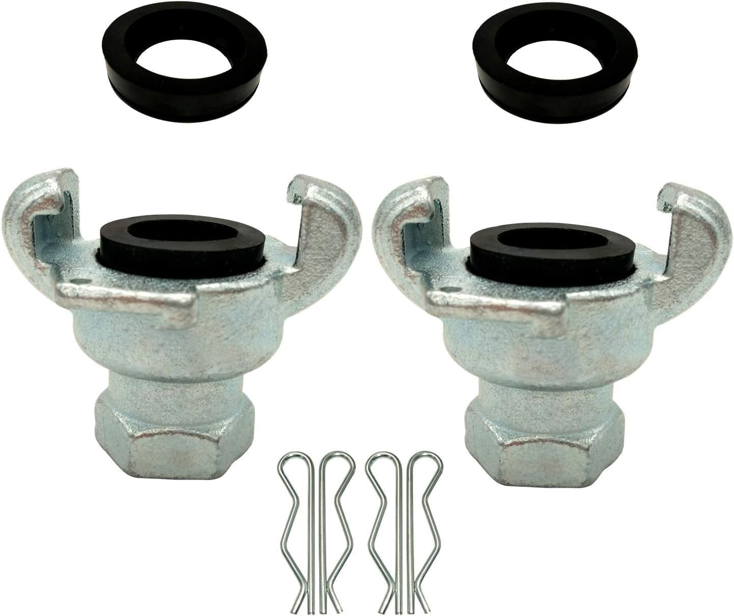 NPT Iron Air Hose Fitting，Universal Coupling，Chicago Fitting (NPT Female, 0.5 Inch)