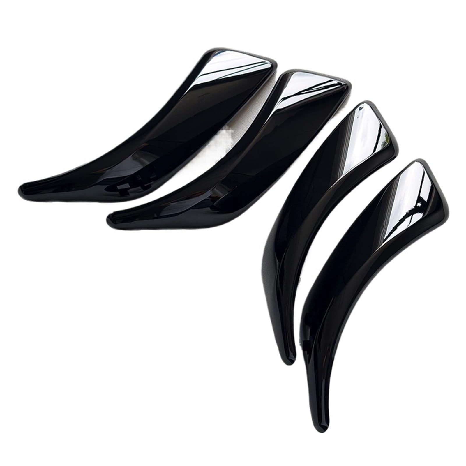 Türgriff Innen Für BMW 1 2 Serie F20 F21 F22 F23 2012-2016 Ersatz Türgriffverkleidung Glanzschwarze Faser Auto-Innenverkleidungsabdeckung(2PCS Set-Black)