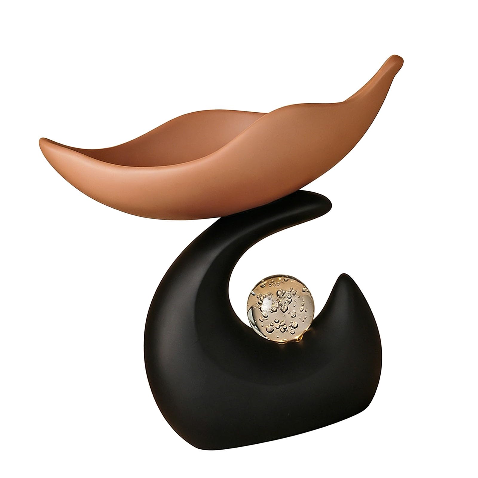 NMFLAB Contemporary Entryway Tray for Keys and Daily Items Artistic Resin Storage Bowl with Unique Fashion Perfect for Gifting Gift Worthy Household Item