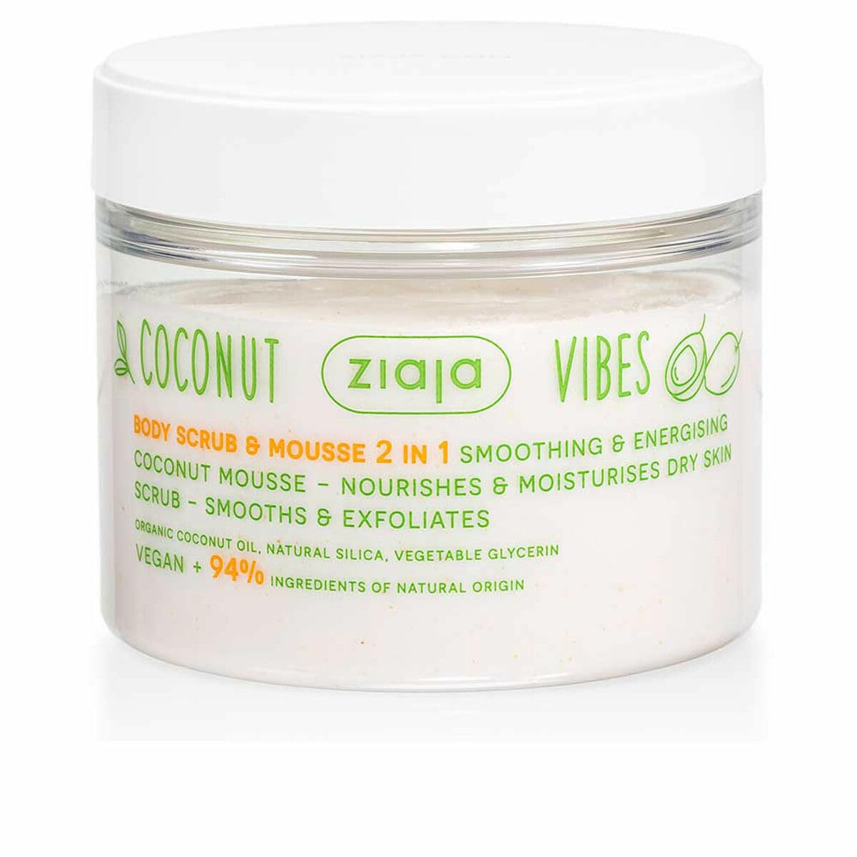 Ziaja Exfoliante Corporal Coconut & Orange Vibes 270 ml Mousse