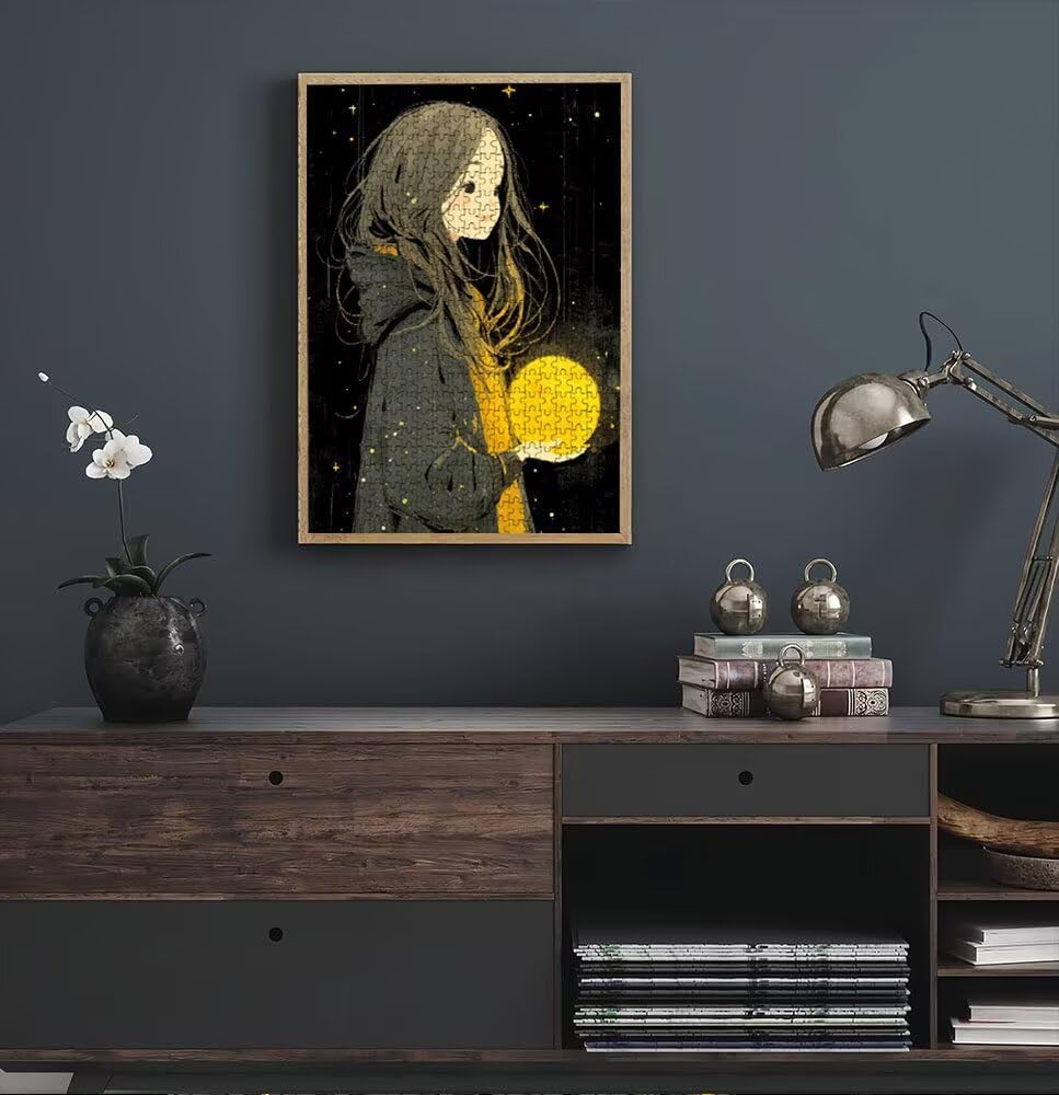 Dziewczynka Księżyc Dorośli Puzzle, Puzzle 4000, Puzzle Klasyczne BLQSBGA7-360 | Wyzwanie Zagadki, Gry Logiczne Cała Rodzina, Stres, Wystrój Domu Miłośnicy Puzzle