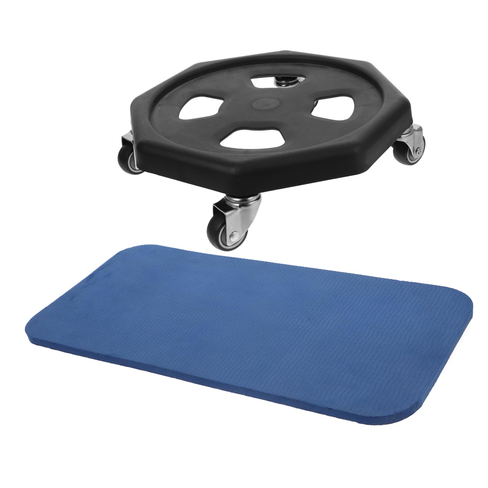 Supvox Gleitscheibe für Bauchmuskeltraining und Fitnessgeräte Trainingsgleitscheibe mit Kniepolstern Platzsparendes Ganzkörpertraining-Board Material Zufällige Farbe