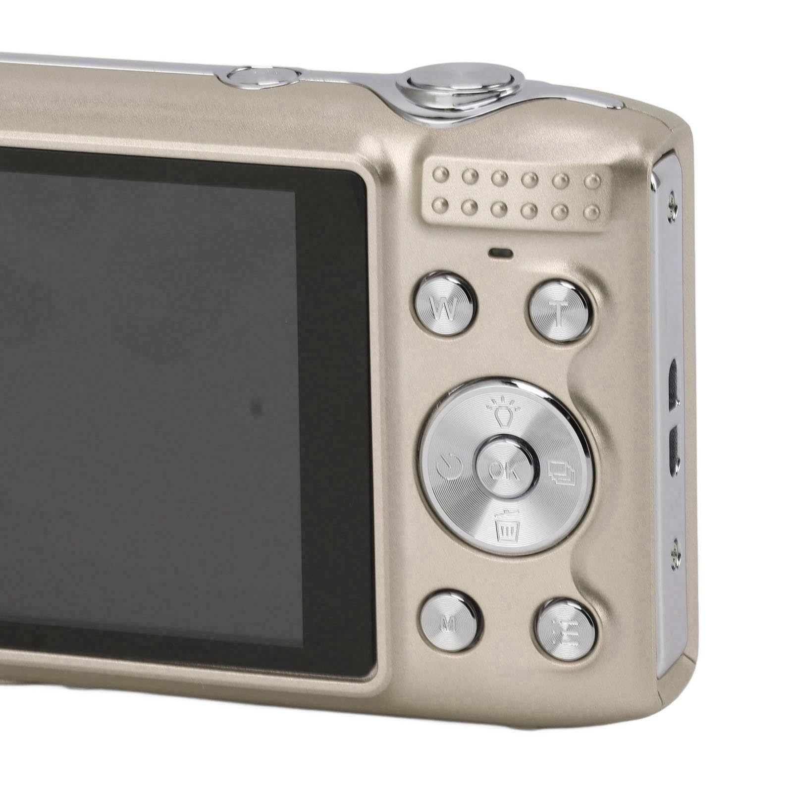 CÁMARA Digital para Adolescentes 4K HD para VLOGGING DE FOTOGRAFÍA DE Viajes (Gold)