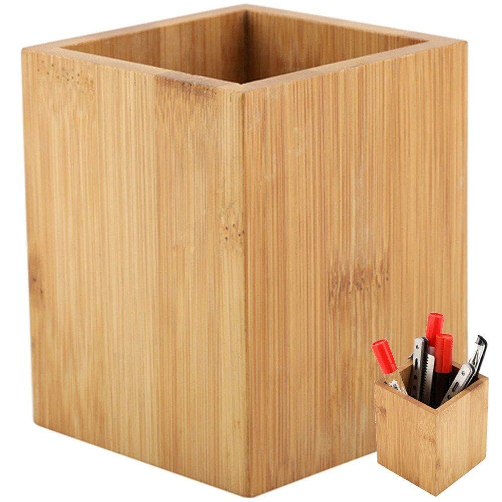 Organisateur de bureau en bambou multifonction Wudaizhi pour le rangement professionnel