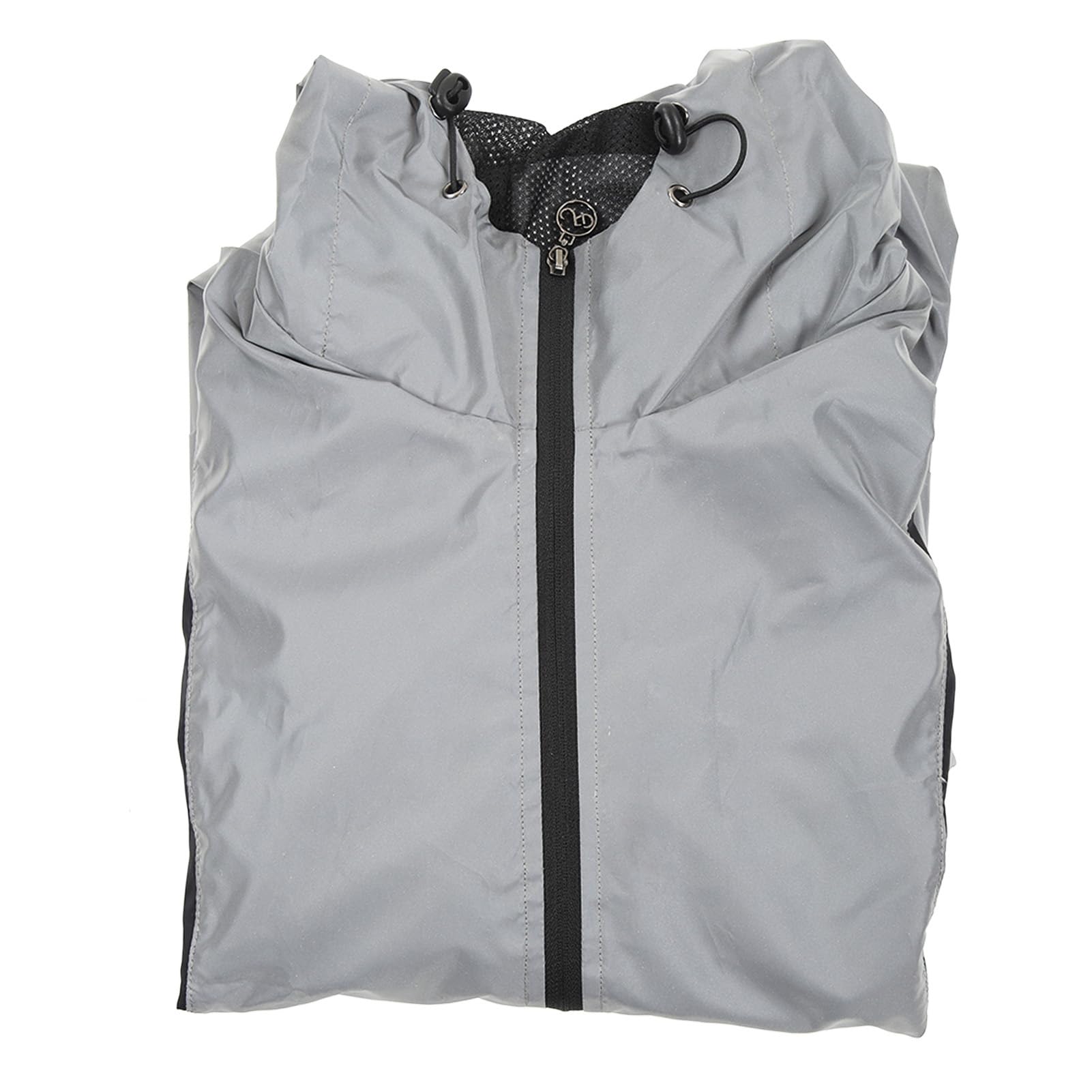 Jauarta Cycling Jacket Windproof Super Bright Reflective Hooded Raincoat for Running Hiking Climbing (M)