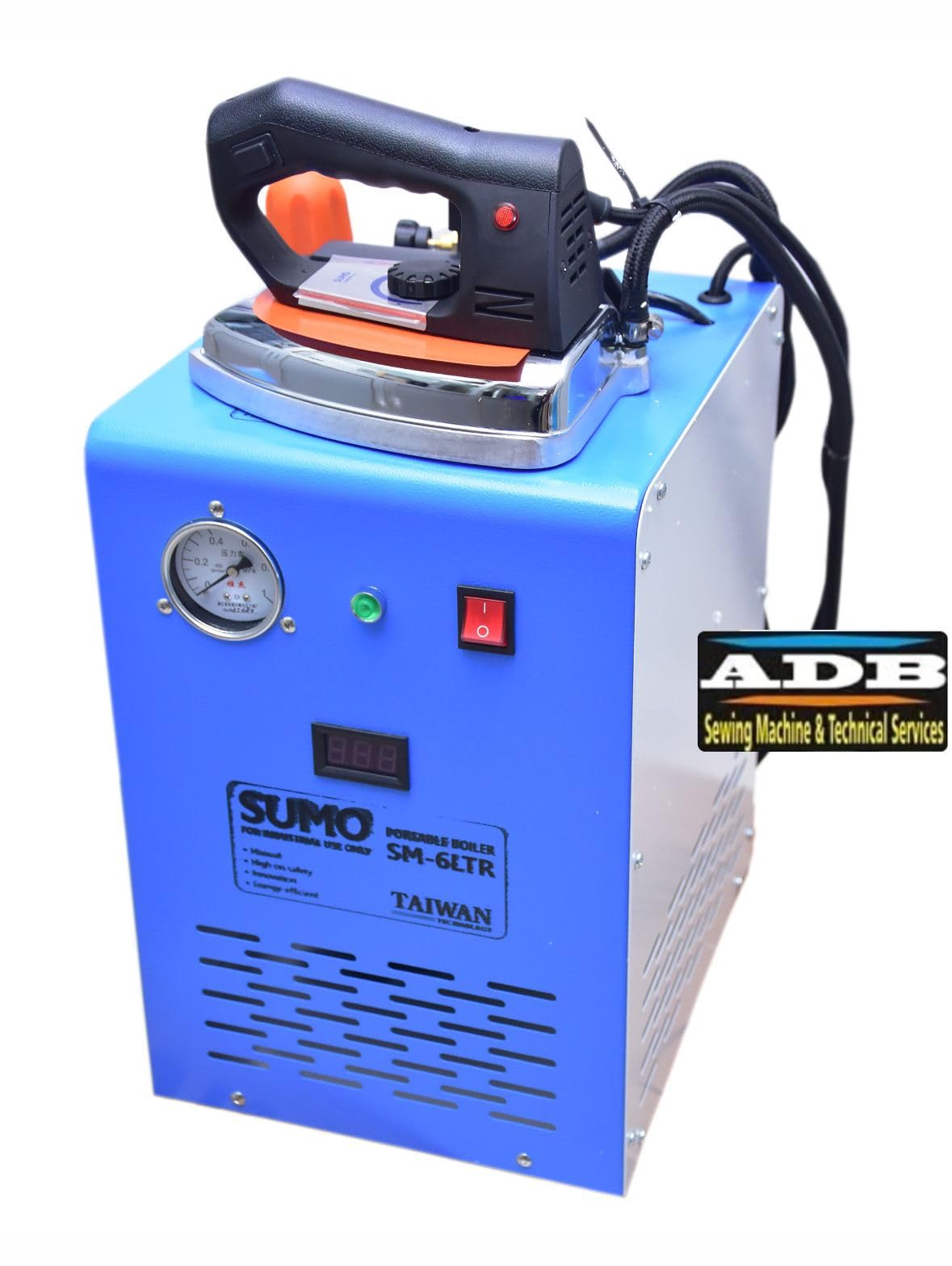 SILTI -SUMO Industrial Steam Iron with 6 ltr Steam Boiler 3000 Watt