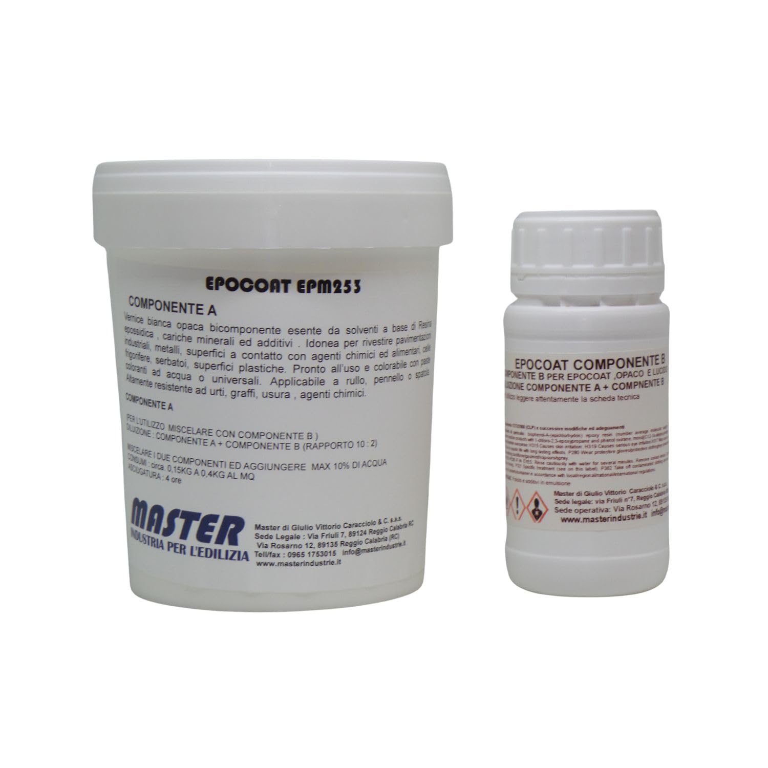 Resina Epossidica Colorata per Pavimenti 6kg resa 50-60mq (RAL9001)