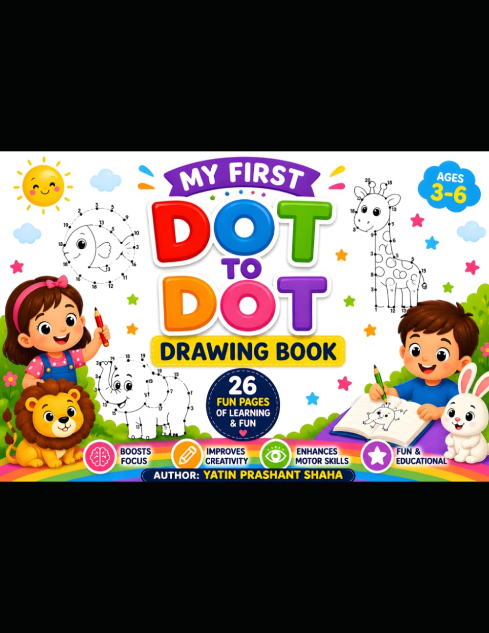 DOT TO DOT COLORING BOOK: “Connect the Dots, Reveal the Fun!”