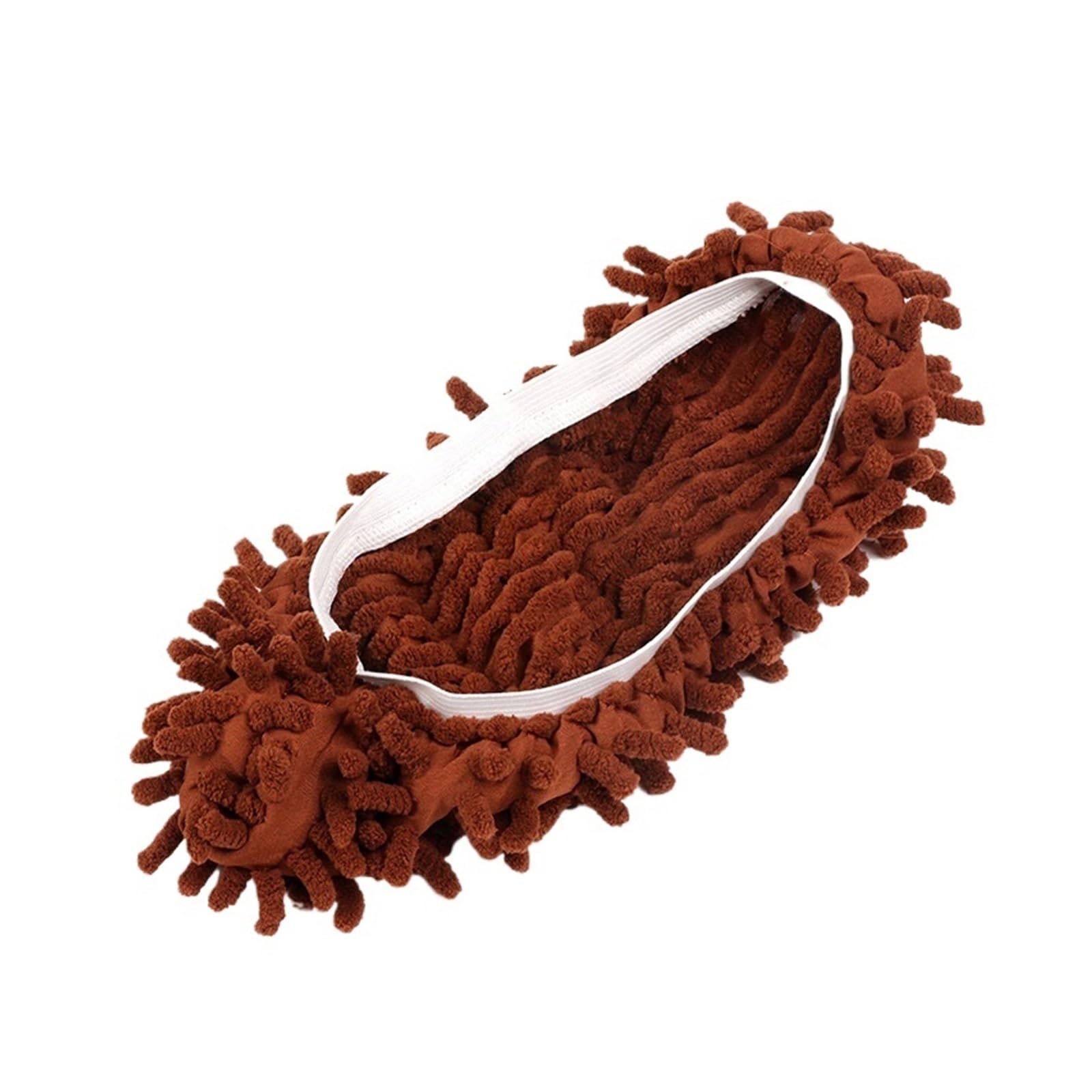 SFQEVHRZ Mop Slippers， Home Floor Cleaning Mopping Shoes Water Uptake Foot Socks Caps(Coffee)