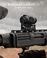 Vista 6 de CVLIFE JackalHowl Red Dot Sight,1x20mm 2MOA Red dot Motion Awake Red Dot Scope Compact Red Dot Optics with Co-Witness Riser and Low-Profile Mount,10