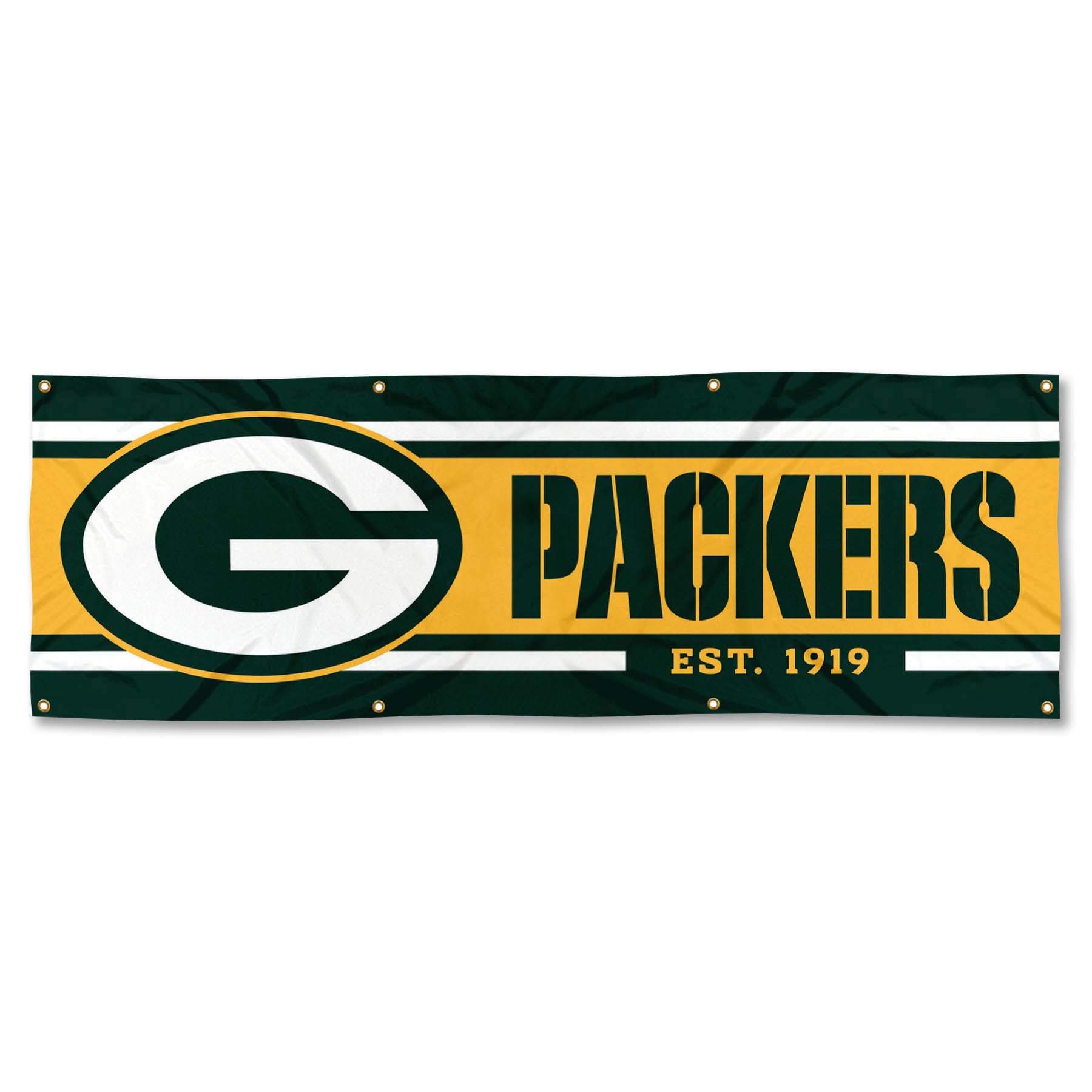 WinCraft Green Bay Packers Large 2x6 Foot Banner