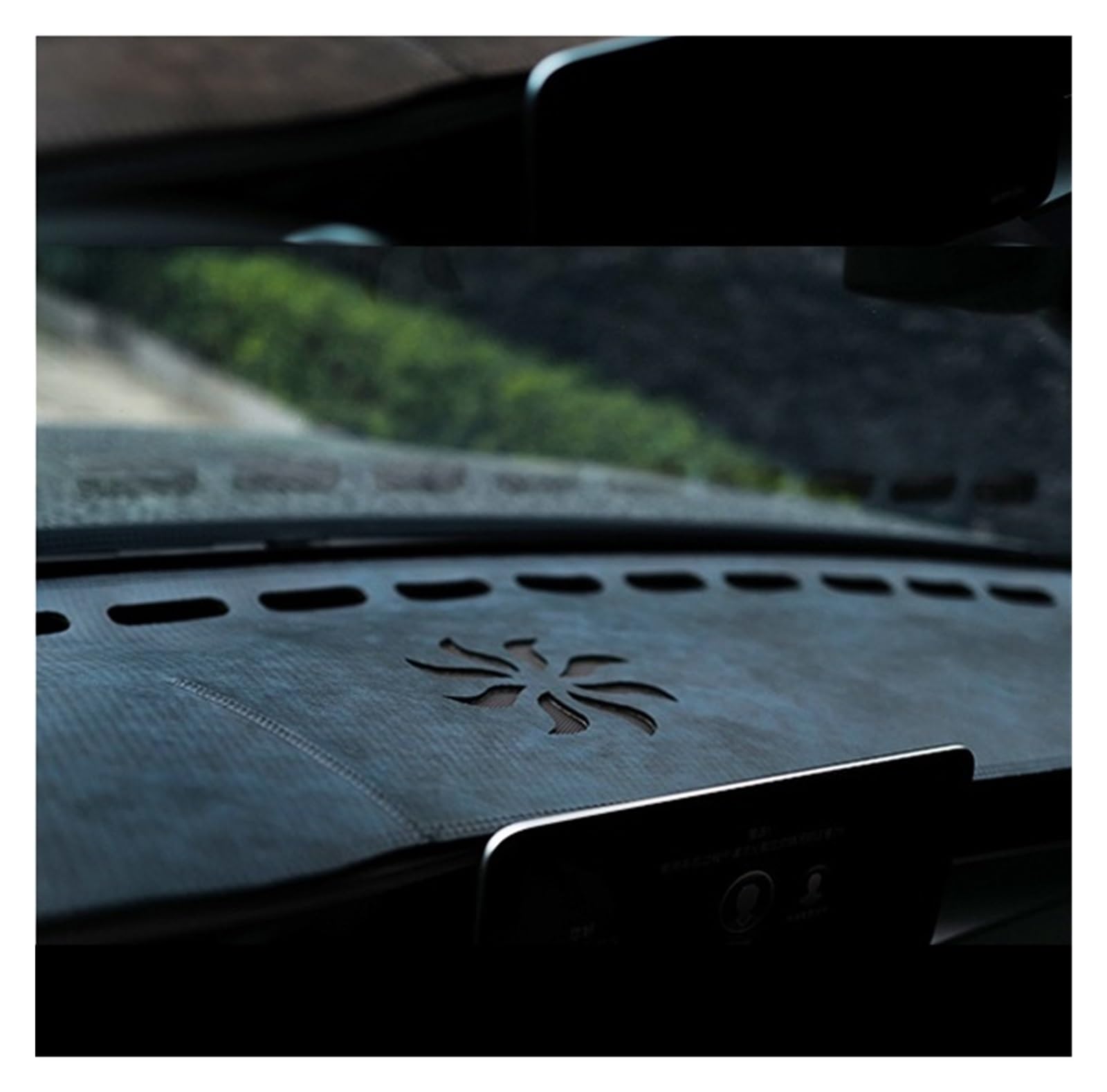 Armaturenbrett-Abdeckmatte Für Hyundai Für Grandeur Für Azera 2006 2007-2011 Armaturenbrettabdeckung Brettmatte Teppichunterlage Sonnenschutz Retro Lederkissen Autozubehör Dashboard rutschfeste Mat(