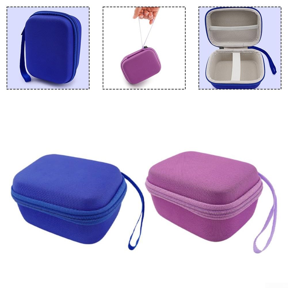 Yoto Mini étui de voyage compact en EVA pour livres audio, design léger pour enfants (bleu)