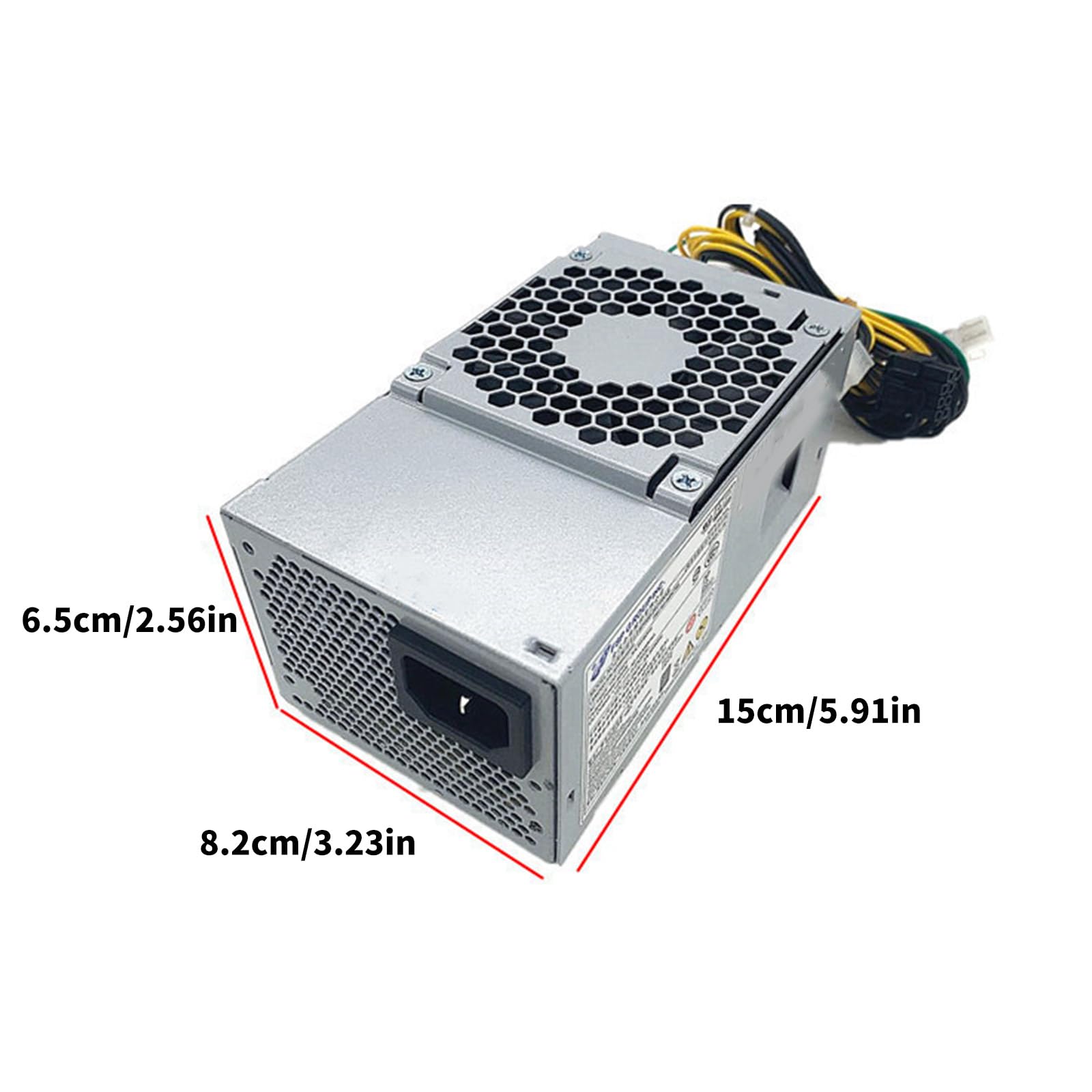 Alimentatore di rete per computer ad alta efficienza e silenzioso per desktop, potenza di commutazione 8 PIN (6+2 PIN), 180W - 600 risparmio energetico