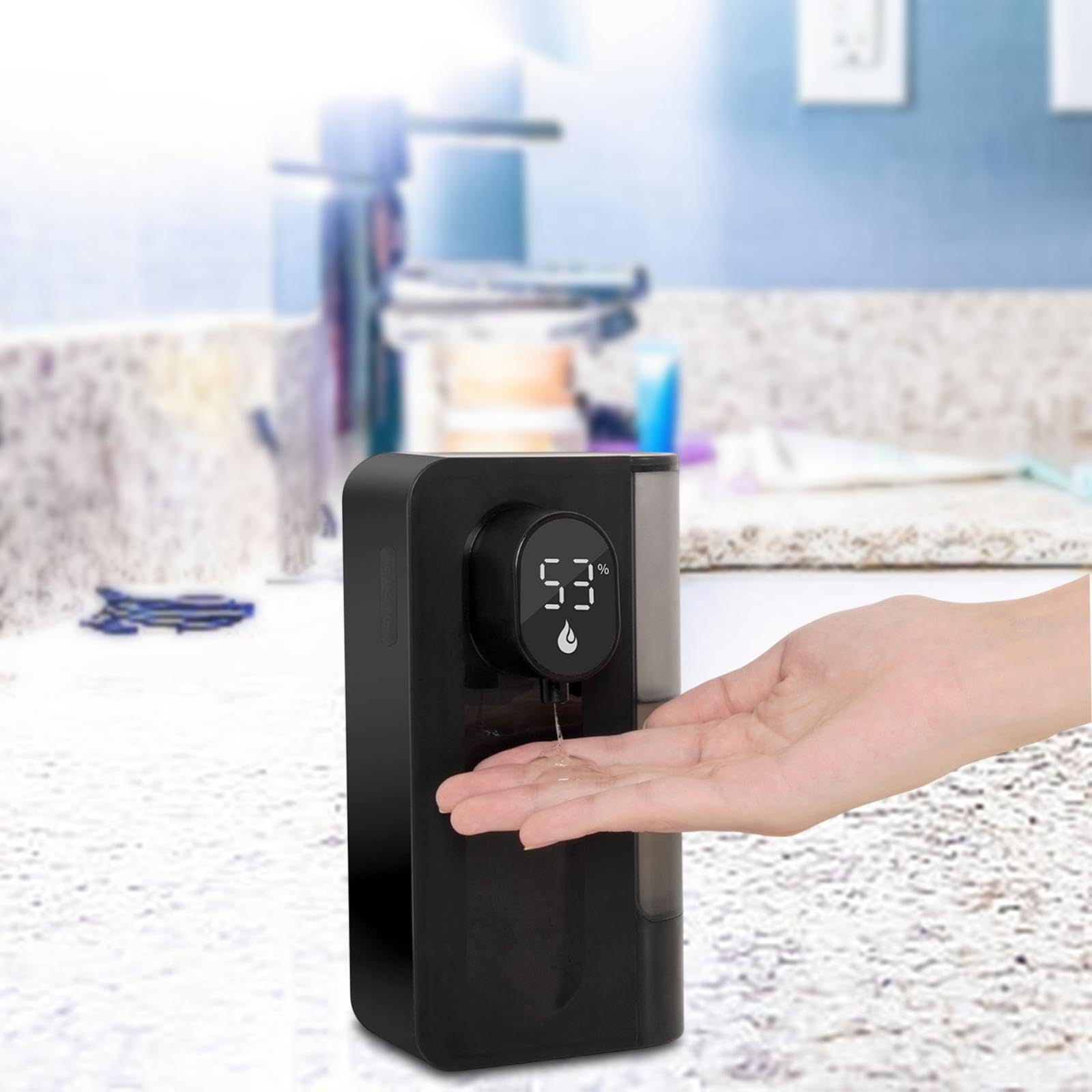 Dispensador Automático de Jabón de 500 Ml, Eléctrico Moderno Y Ajustable.