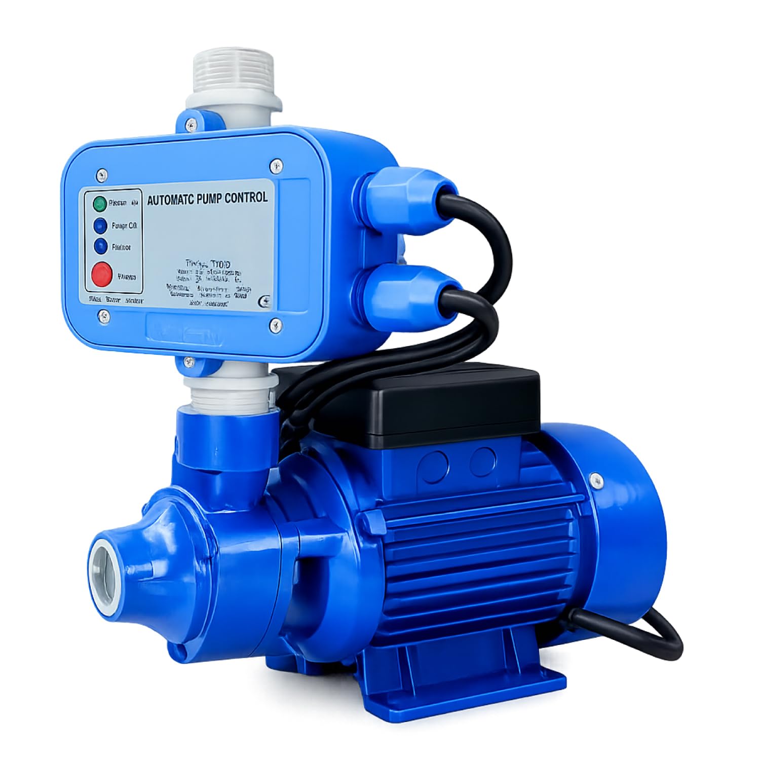 Grupo de Presión Automático 0.5 CV 230V con Prescontrol – Bomba de Agua Doméstica 2000 L/h para Vivienda, Depósito y Riego