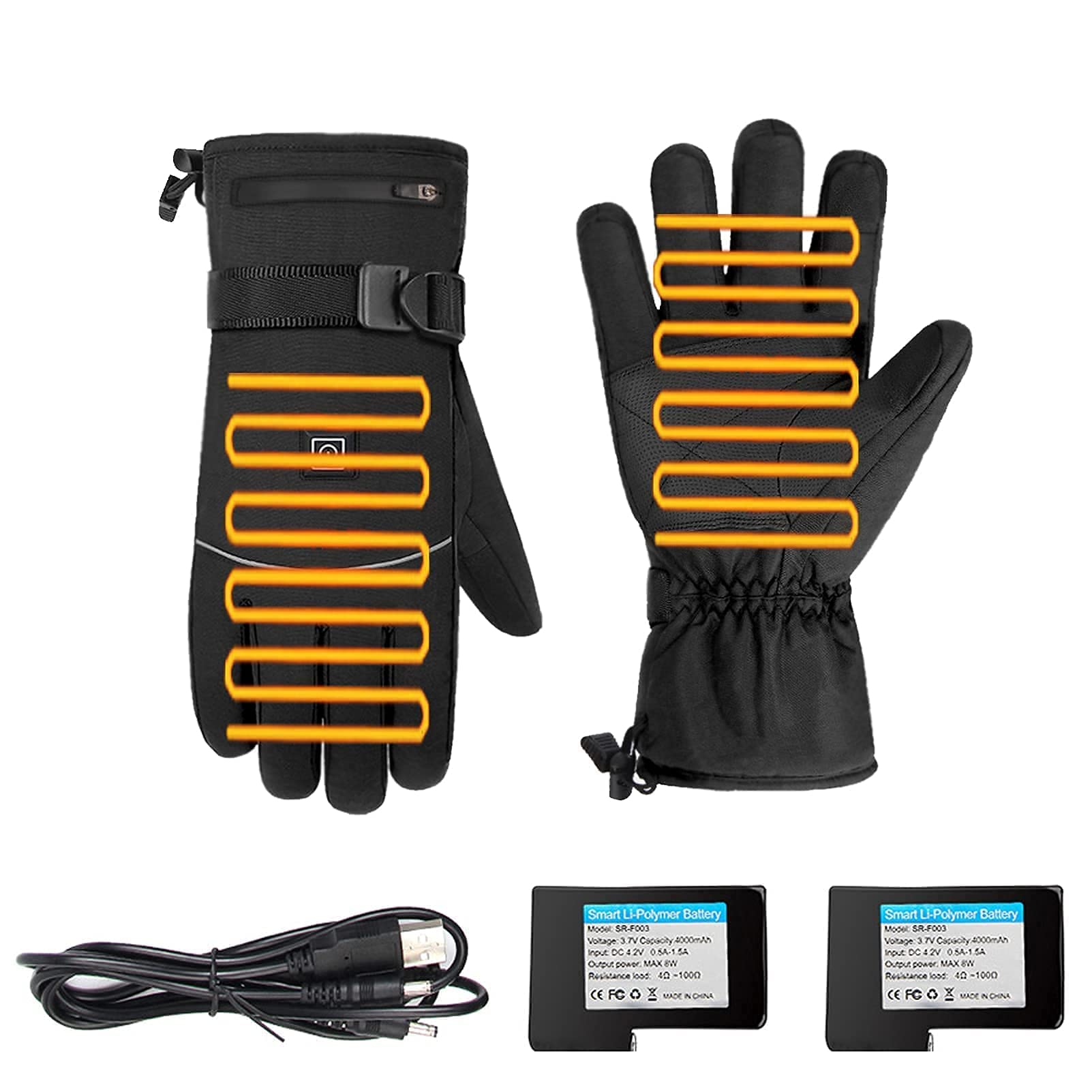 Gants chauffants moto et chasse en cuir imperméable pour affronter l'hiver au chaud