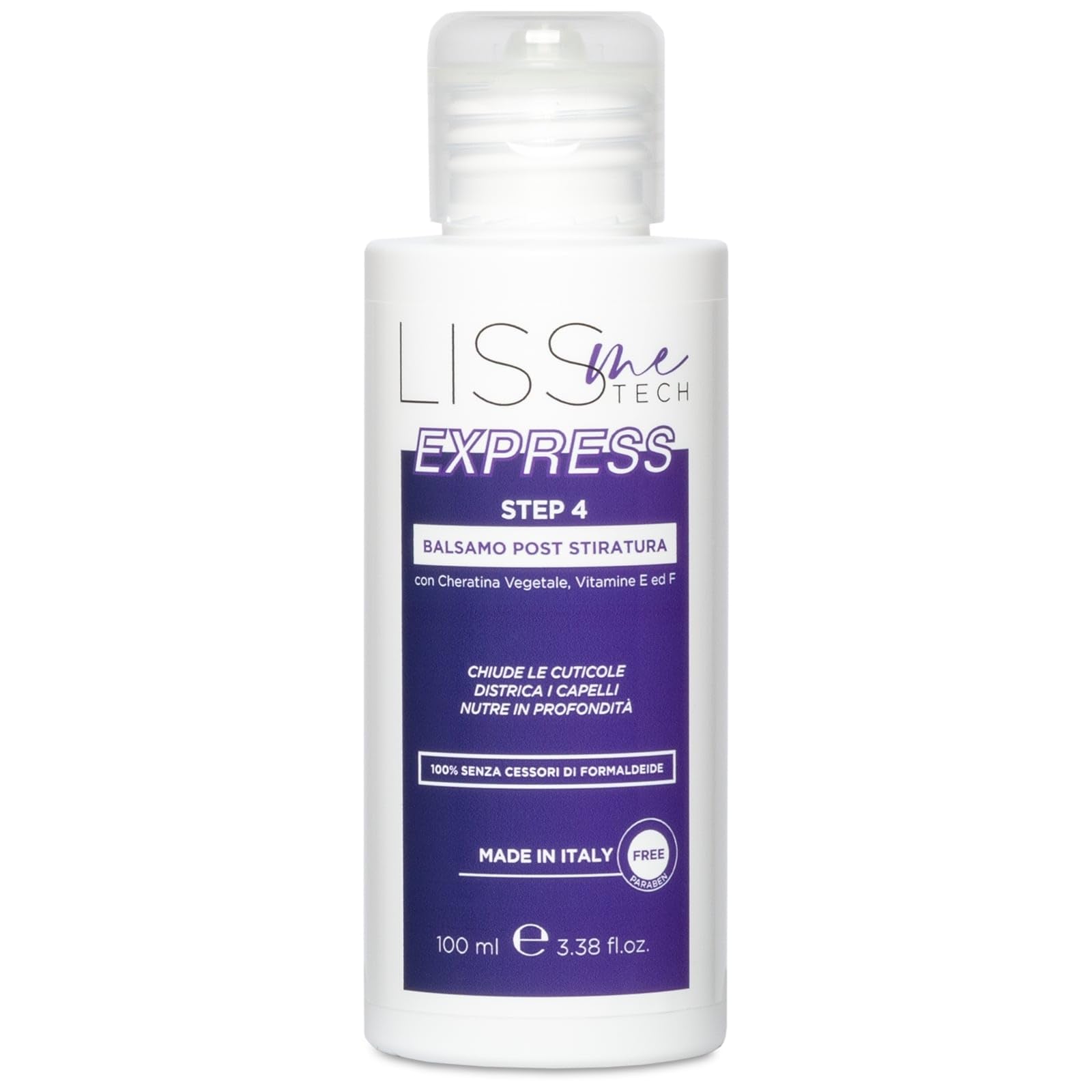 Kit alla Cheratina per Stiratura con Piastra, con Shampoo Preparatore, Crema Lisciante, Shampoo e Balsamo Post Stiratura, 350 ml