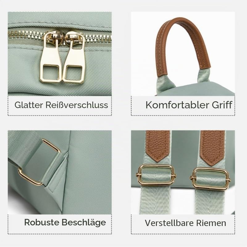 Mini-Rucksack für Damen, lässig, leicht, Oxford-Stoff, Schultertasche für den täglichen Gebrauch