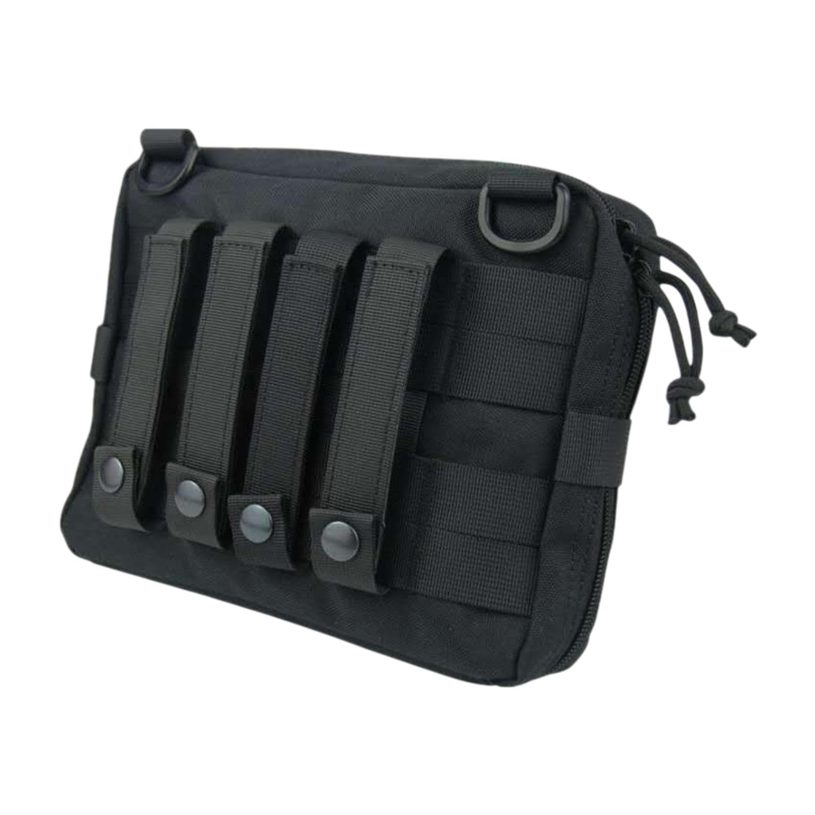 Waist Bag Sturdy Multipurpose Compact Pouch for Backpacking Climbing Cycling Black-image-47