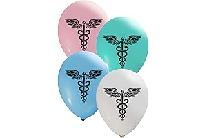 Happy Doctors Day Caduceus Balloons