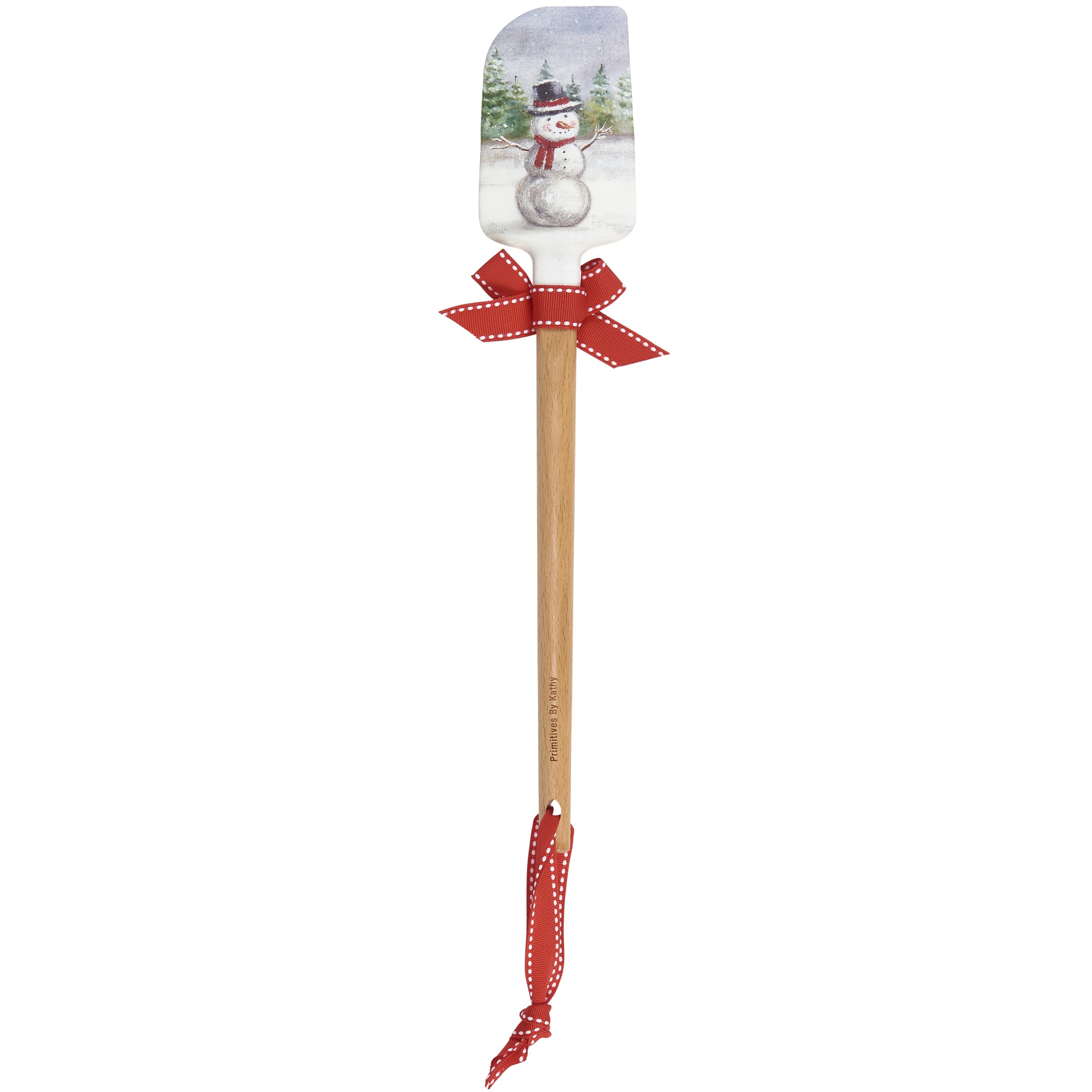 Spatule famille des neiges Maryse robuste avec manche en bois durable