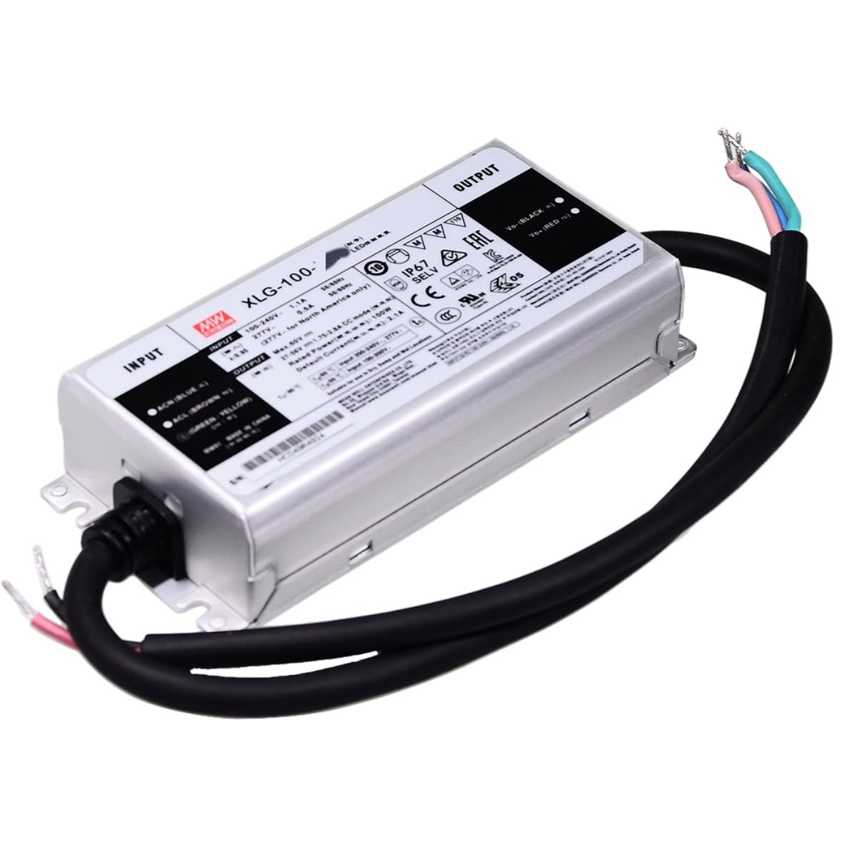 MEAN WELL XLG LED Driver, XLG-100-L-A 100W 700mA — image 1
