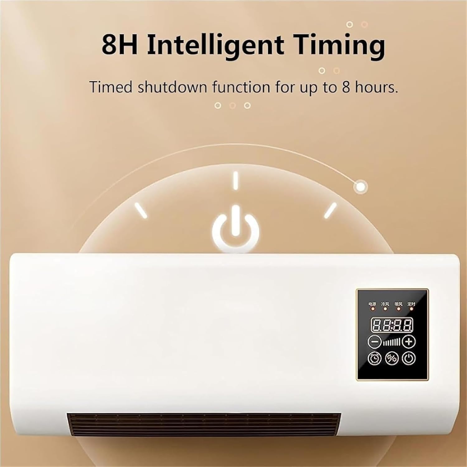 Wall Mounted Ac Unit Ductless, 1800W Ductless Air Conditioner, Wall Mounted Air Conditioner, Wall Mounted Remote Control And Timer, Providing Efficient Heat And Natural Ventilation Solutions