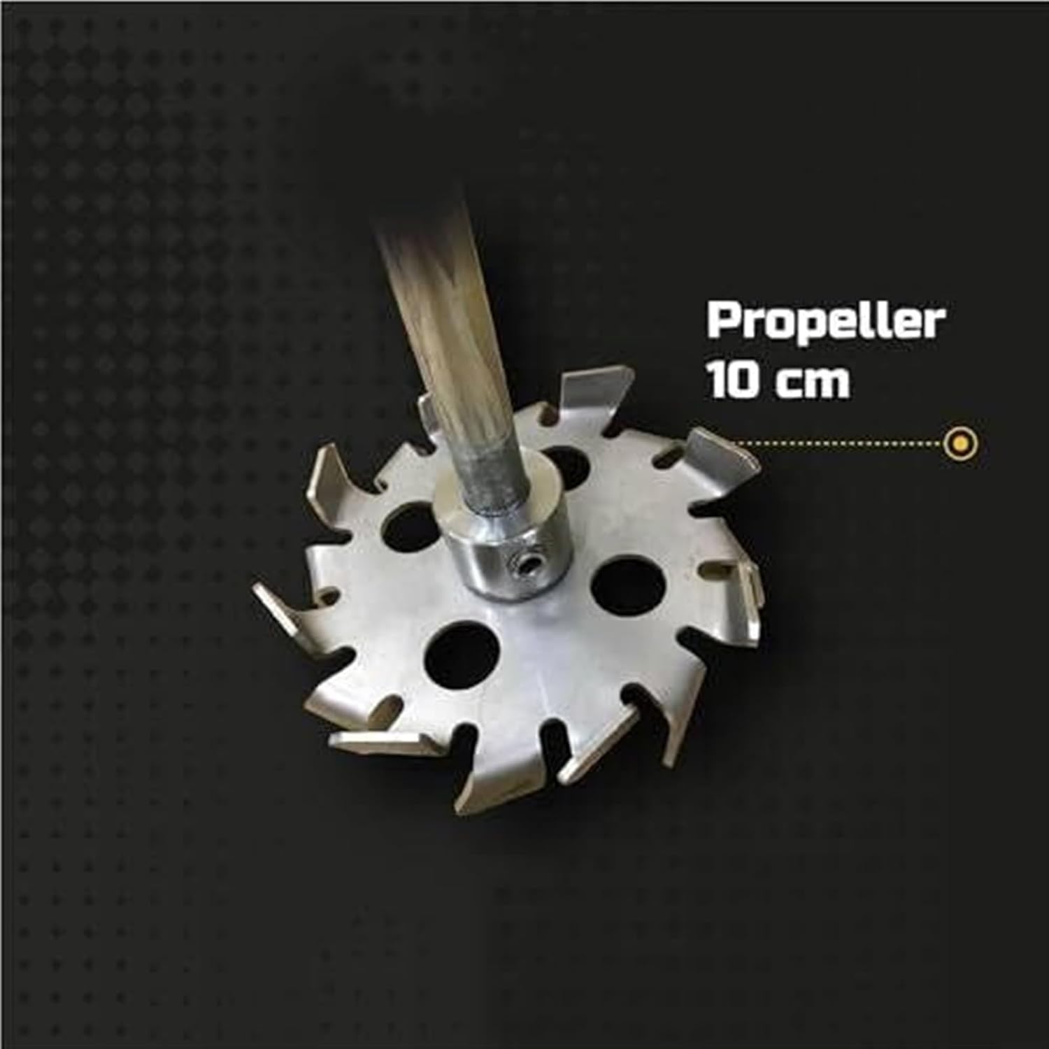 Hand-held Mixing Machine,Pneumatic Paint Agitator Can Mix 20L Square Barrels,for Dye Mixing and Hydrosol Mixing,Blade Diameter:10 cm