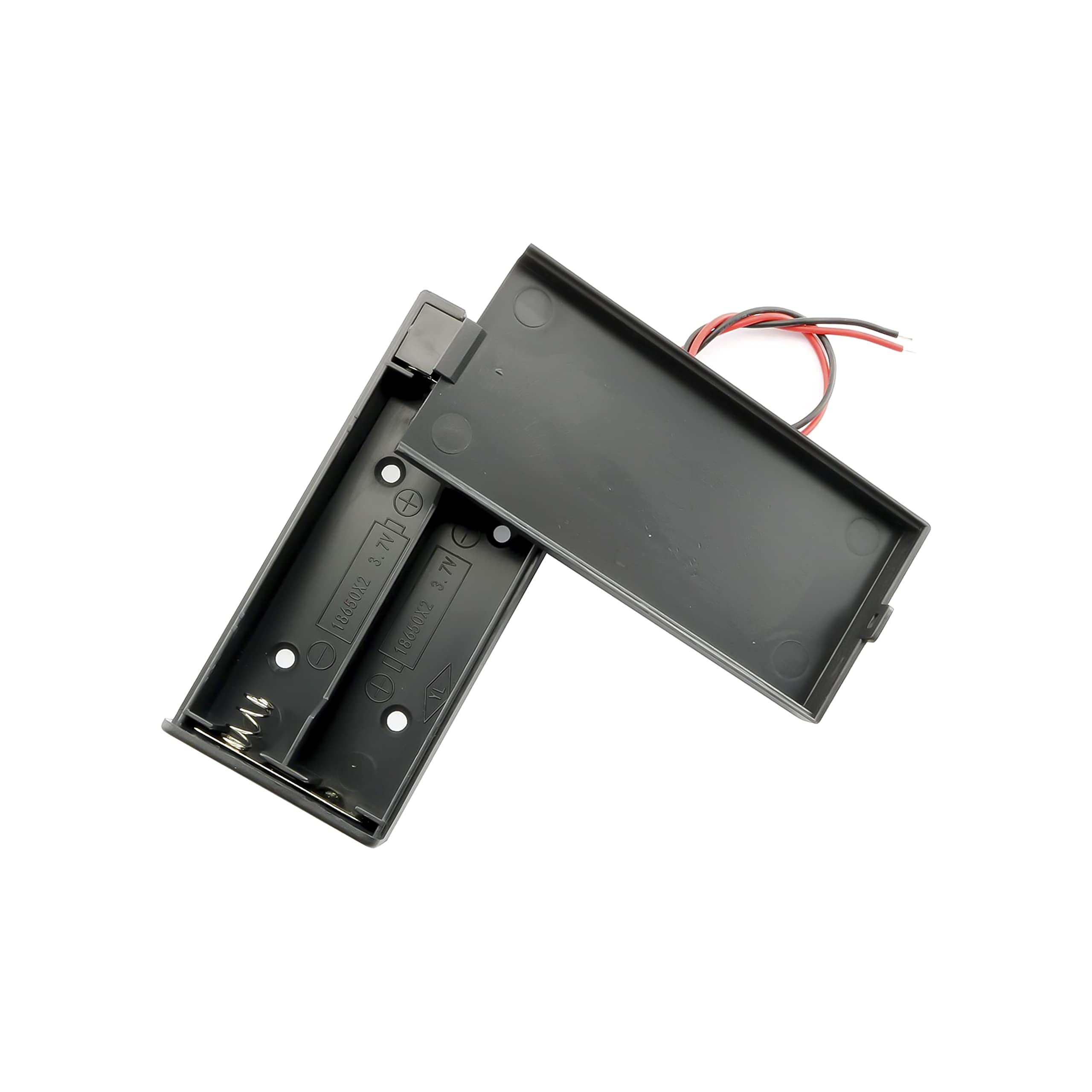 4x 1,5V AA Batterijhouder met deksel, schakelaar en USB aansluiting - PCF Electronics