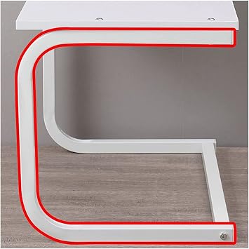 2-tiers Desktop Printer Stand with Metal Frame Multipurpose Sturdy Printer Stand Wood Desk Storage Organizer for Home Office