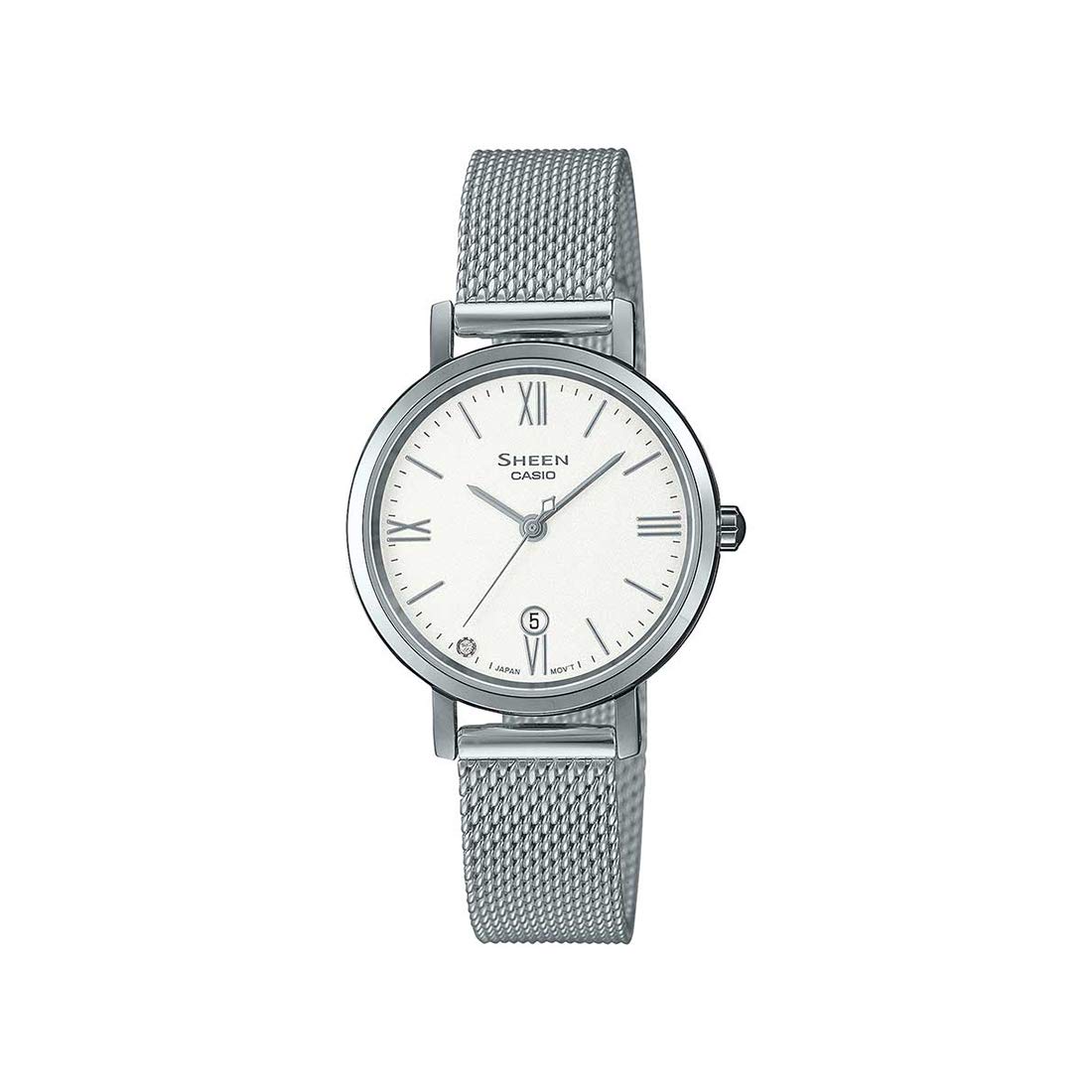 Casio Sheen Analog White Dial Womens Watch - SHE-4540M-7AUDF (SX281) (B08WYRYQ42) Amazon Price History, Amazon Price Tracker