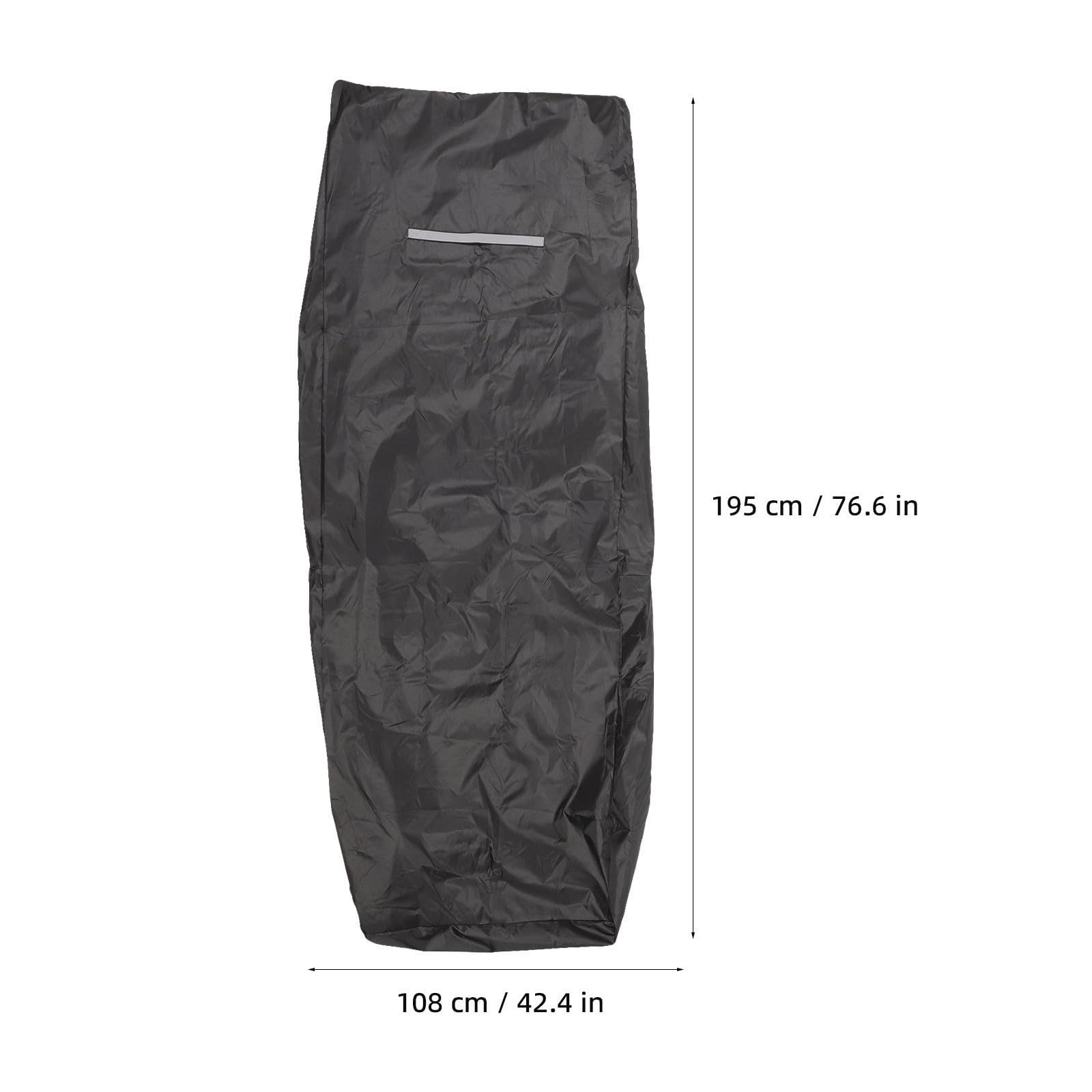 2 Piezas Funda para Cortacésped Manual Negro Oxford