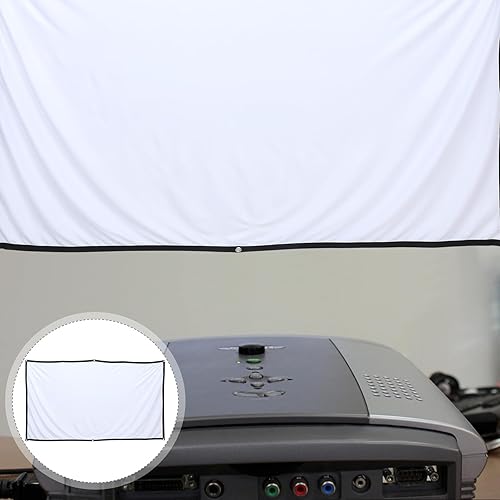 Miniatura 7 de Pantalla de proyección plegable de alta definición para cine en casa con borde absorbente de luz y accesorios colgantes