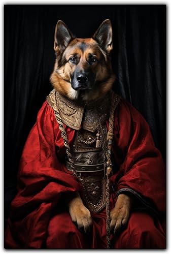 Miniatura 167 de Thuan Chow Chow Retrato de mascota con disfraz real de perro en un disfraz retrato de perro con vestimenta Retrato medieval de mascota retrato