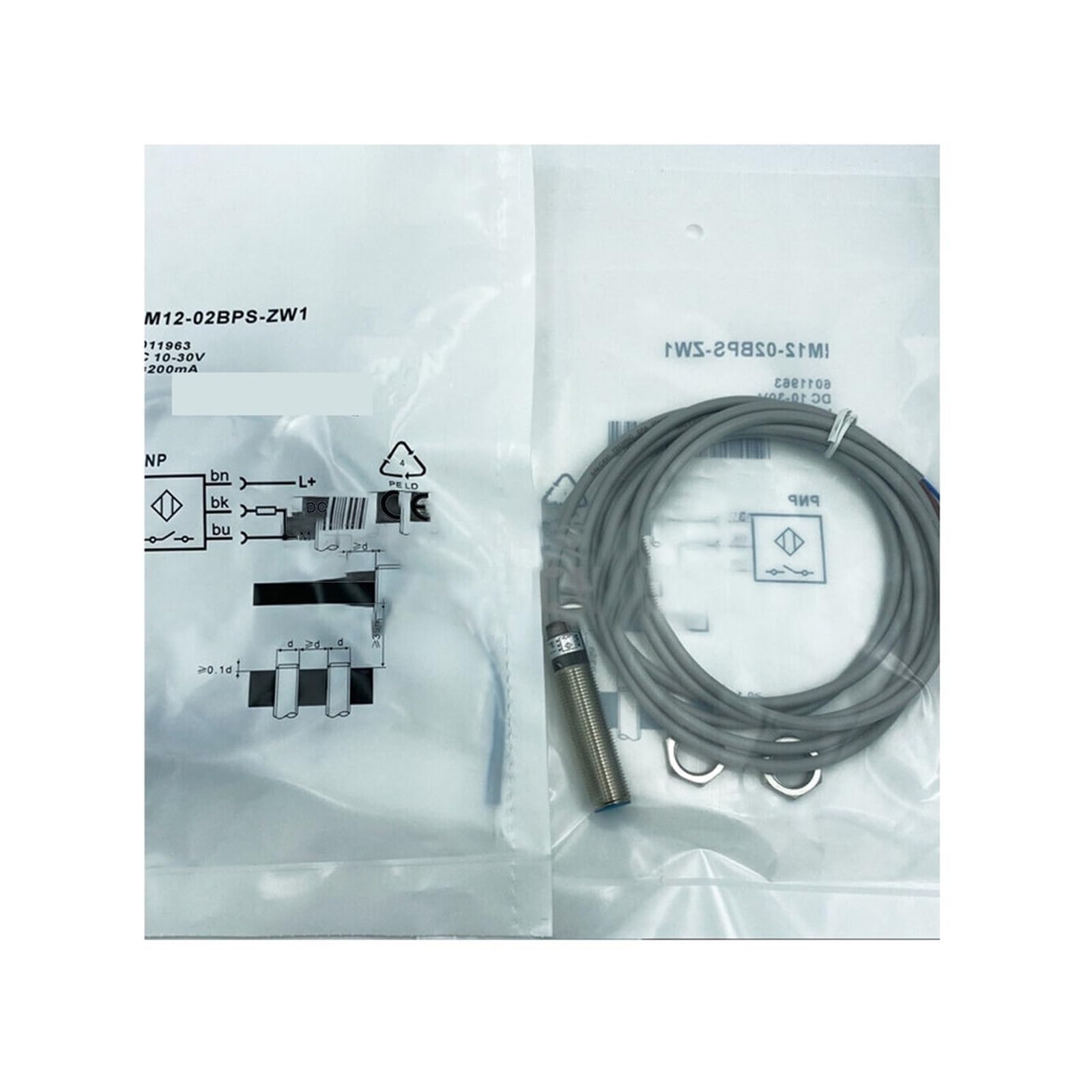 Capteur de proximité PNP IM12-02BPS-ZW1 pour stopper les erreurs de tri machine