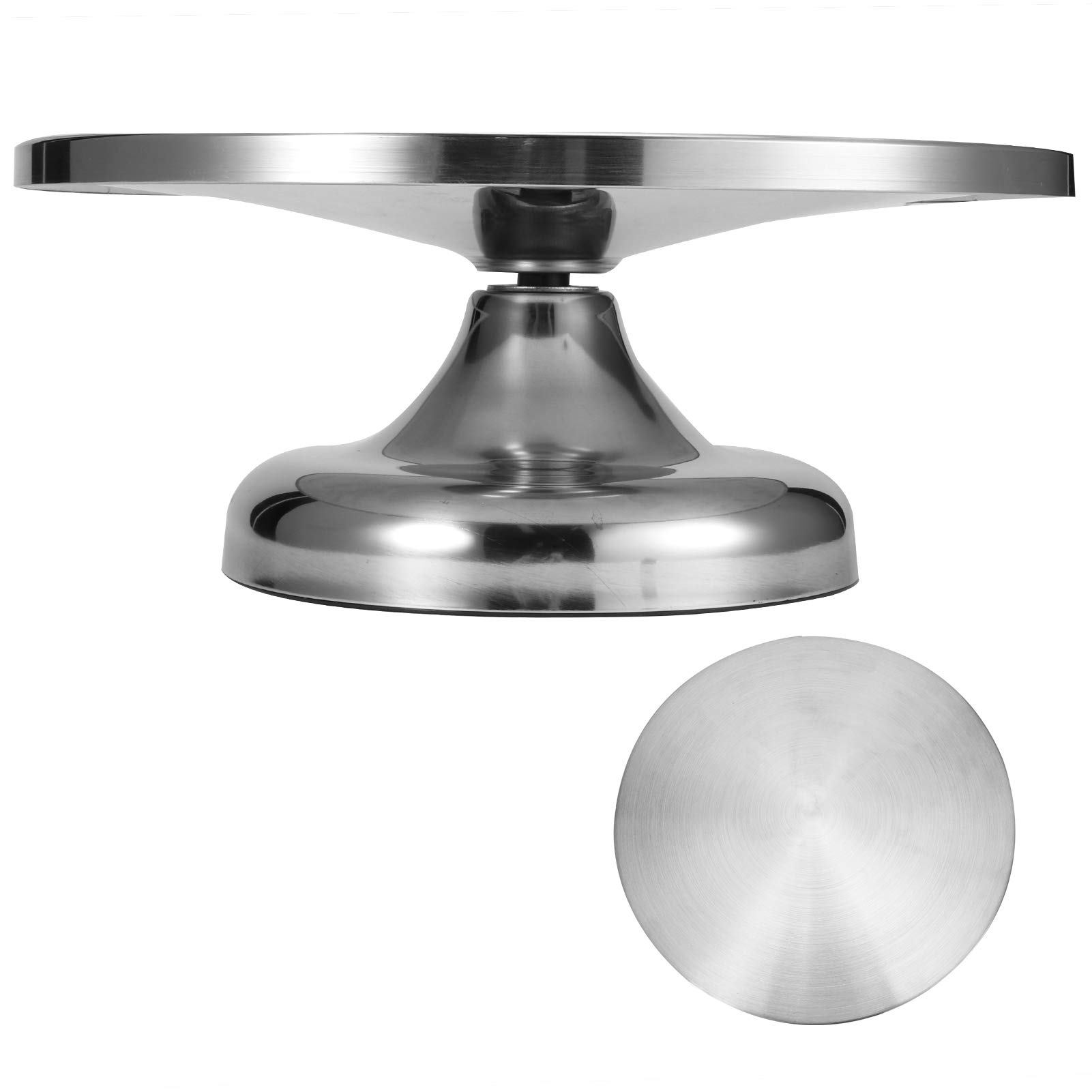 Base de Gâteau en Acier Inoxydable 304, 30cm Stabilité