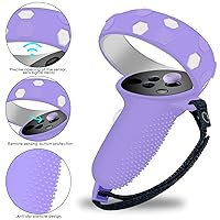 Vista 3 de JYMEGOVR for Oculus Quest 2 Silicone Cover, Protective Cover Accessories for Meta VR, Multi Colors Soft Shell Skin, Controller Grips & Face Cover
