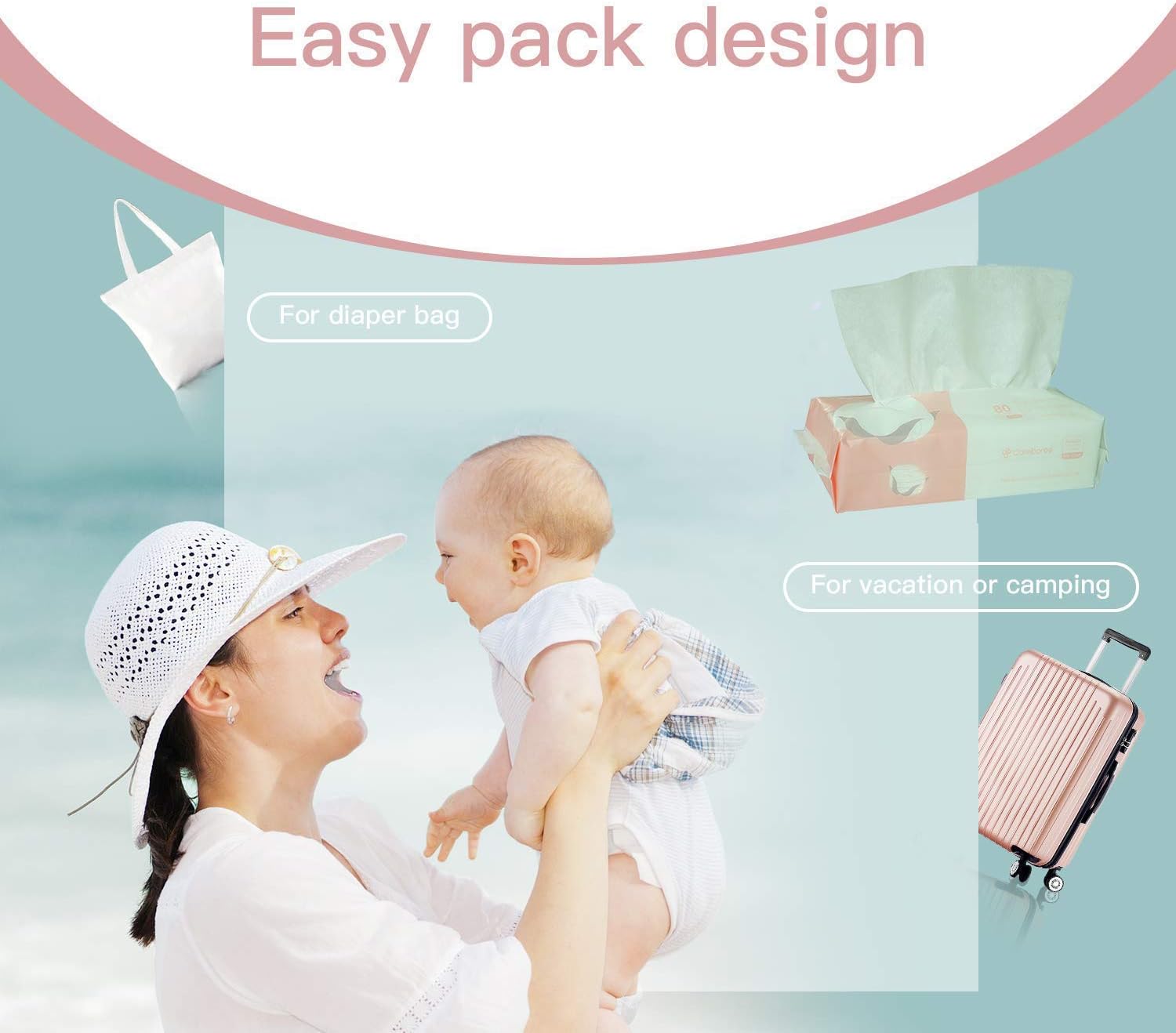 Extra Thick Dry Wipe, 100% Cotton, Lint-Free Cotton Tissues (5 Pack) - Image 6