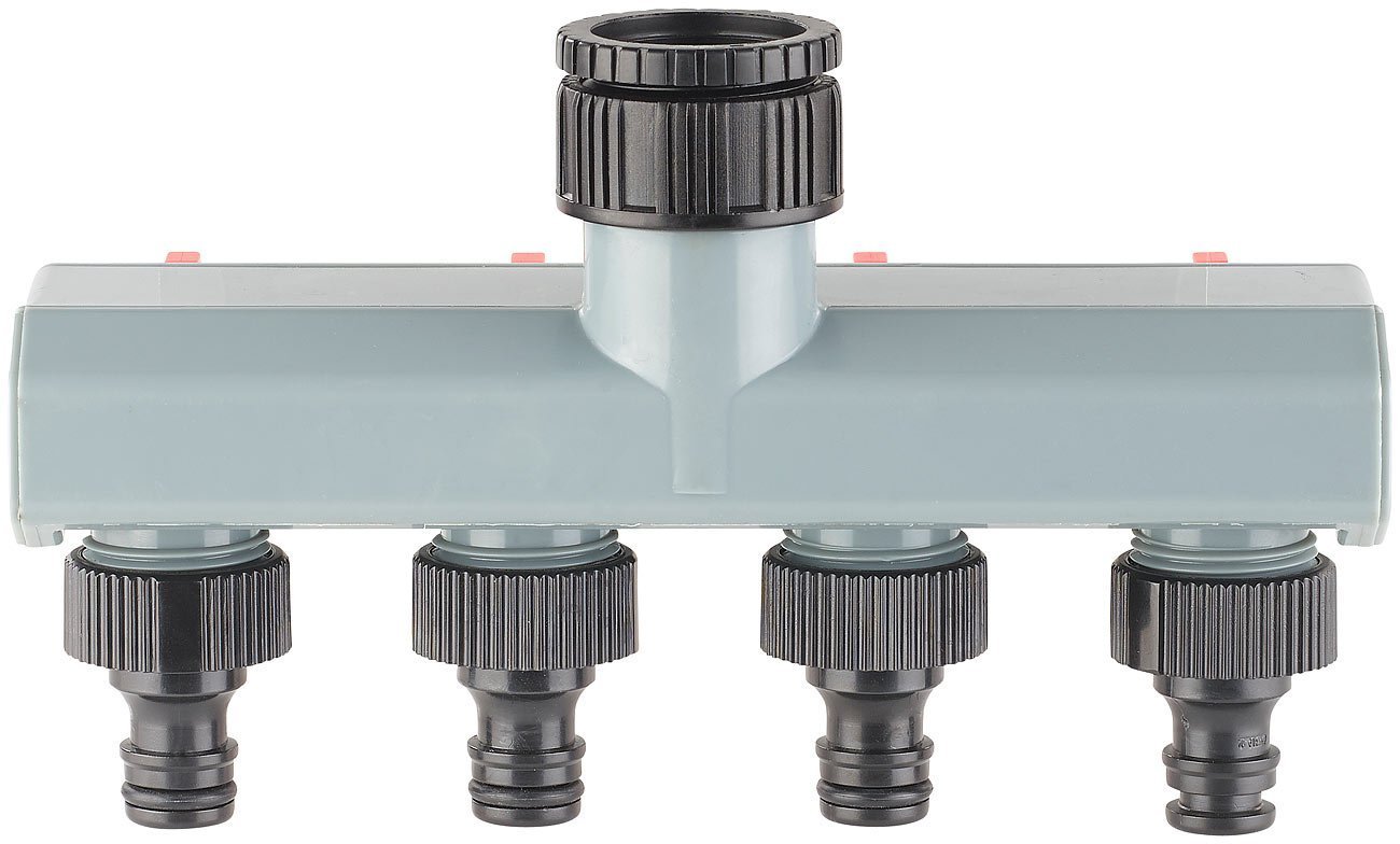 Sélecteur D'arrosage 4 Circuits à Débit Réglable - HOZELOCK 2150R0000